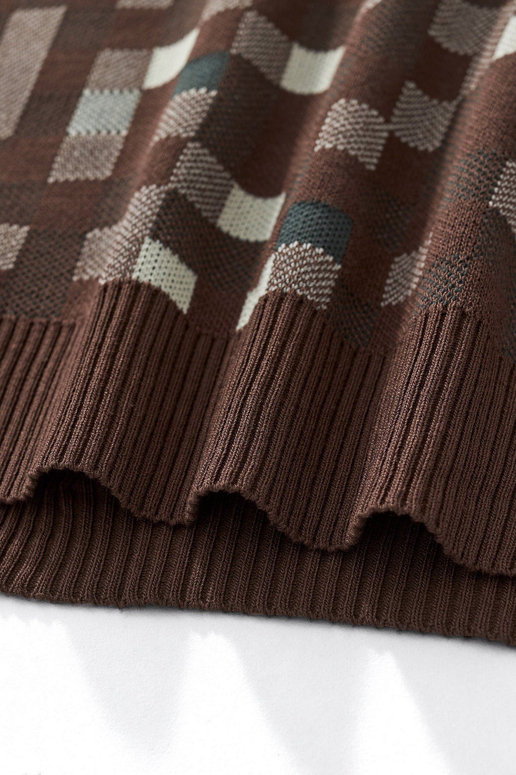 Pixel Fade Polo KHAKI - My Men's Shop