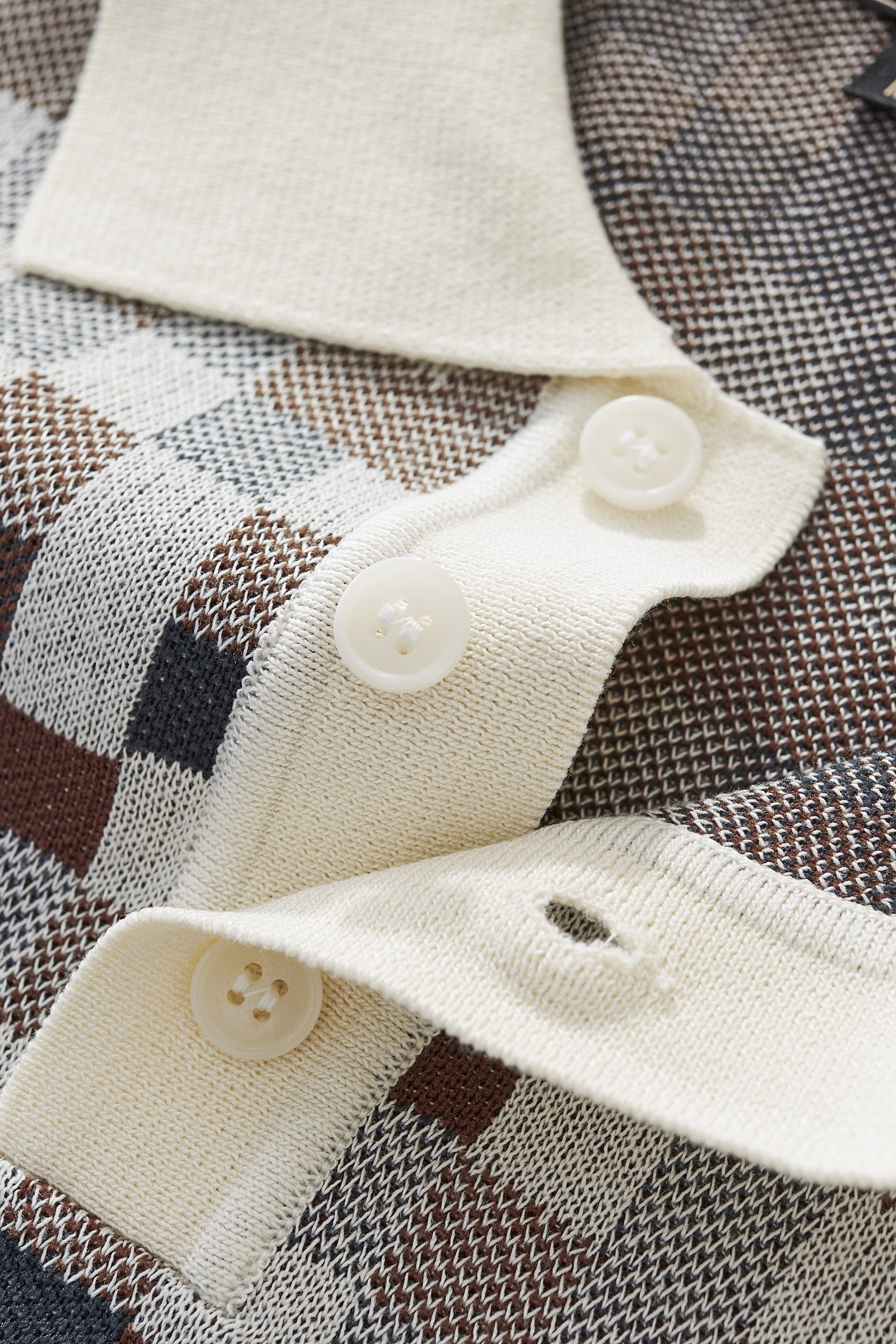 Pixel Fade Polo WHITE - My Men's Shop