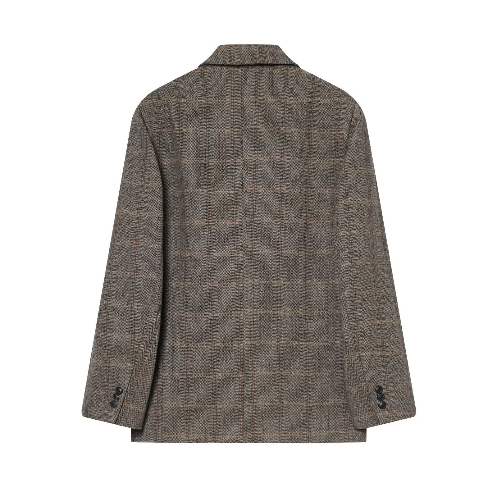 Plaid Wool-Blend Blazer SOHO New Collection FASHION BYMANYC ® New York