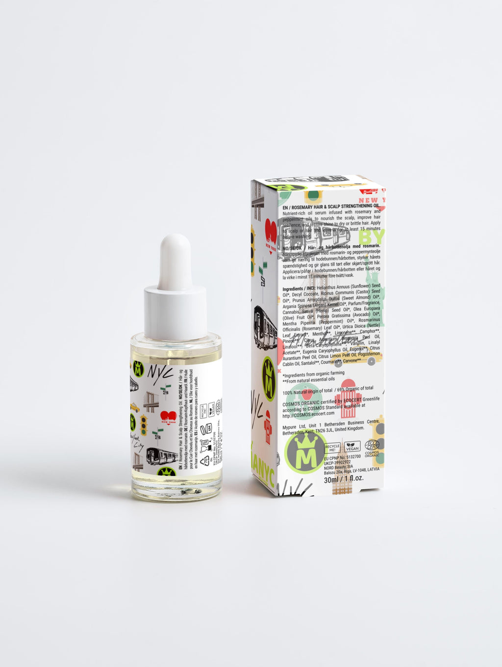 Rosemary Hair & Scalp Strengthening Oil BYMANYC ® New York – Superior Nourishment and Shine - My Men's Shop