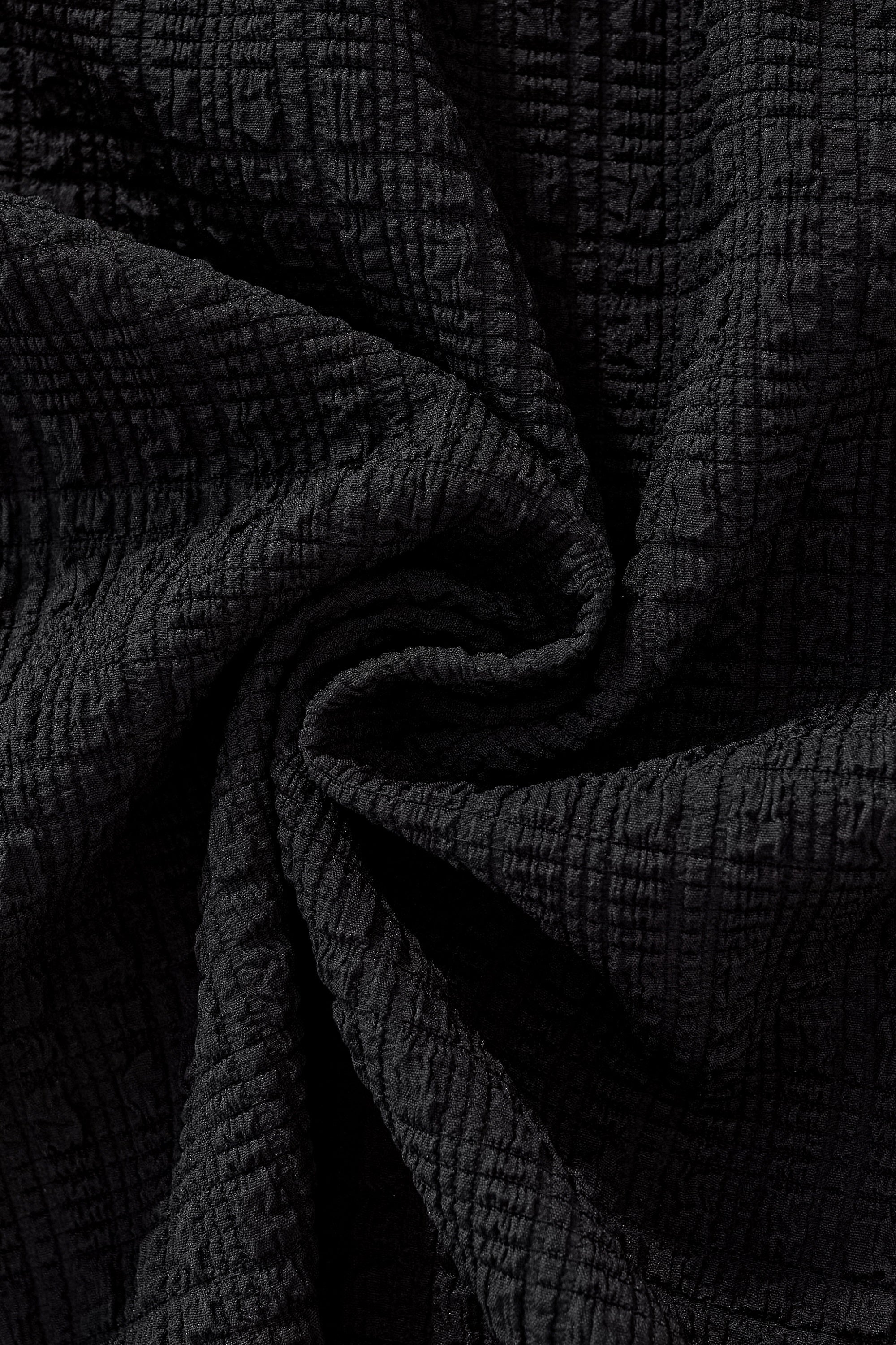 Loft Set – Textured Short Sleeve Shirt & Pant BLACK - My Men's Shop