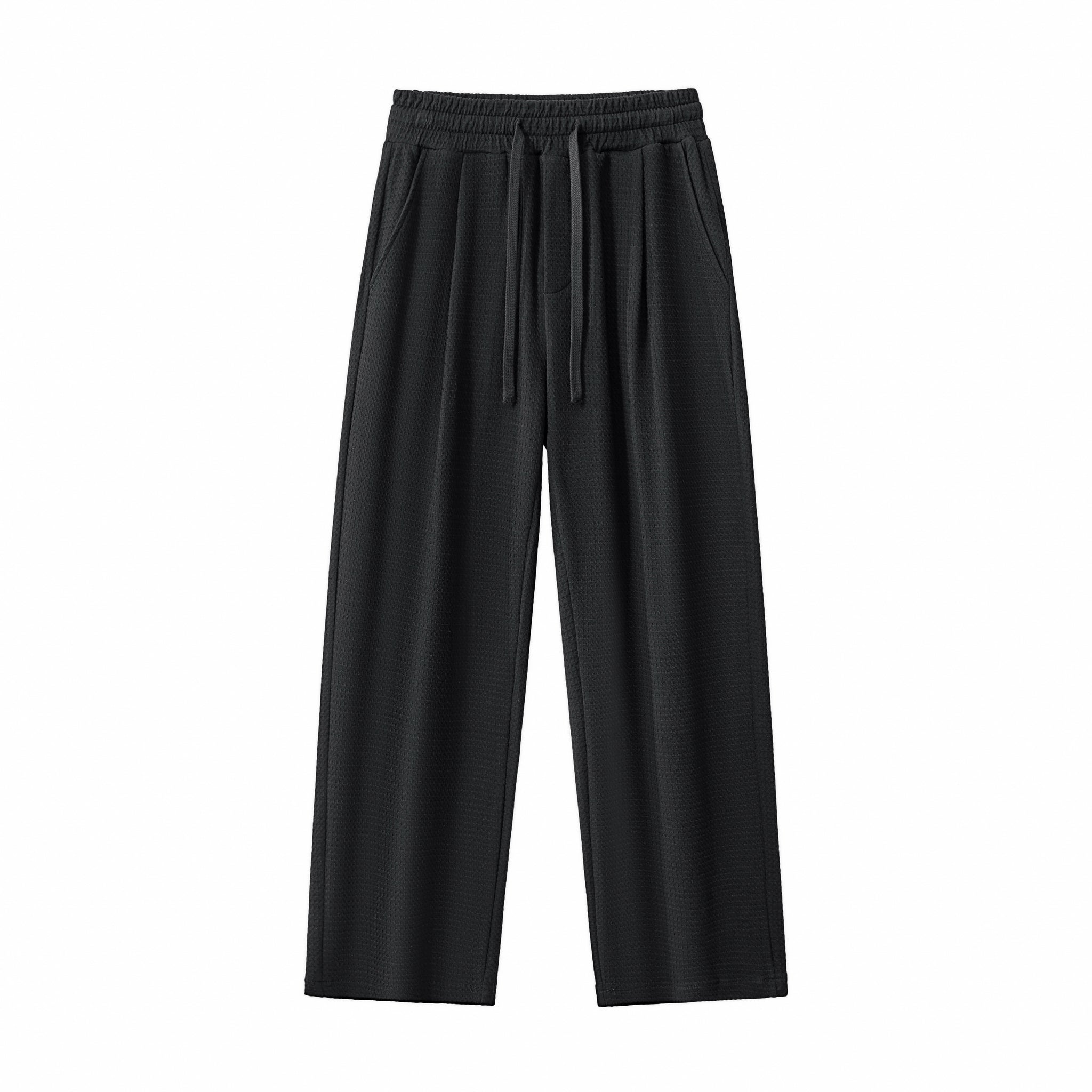 Vista Set – Waffle Textured Shirt & Pant BLACK - My Men's Shop