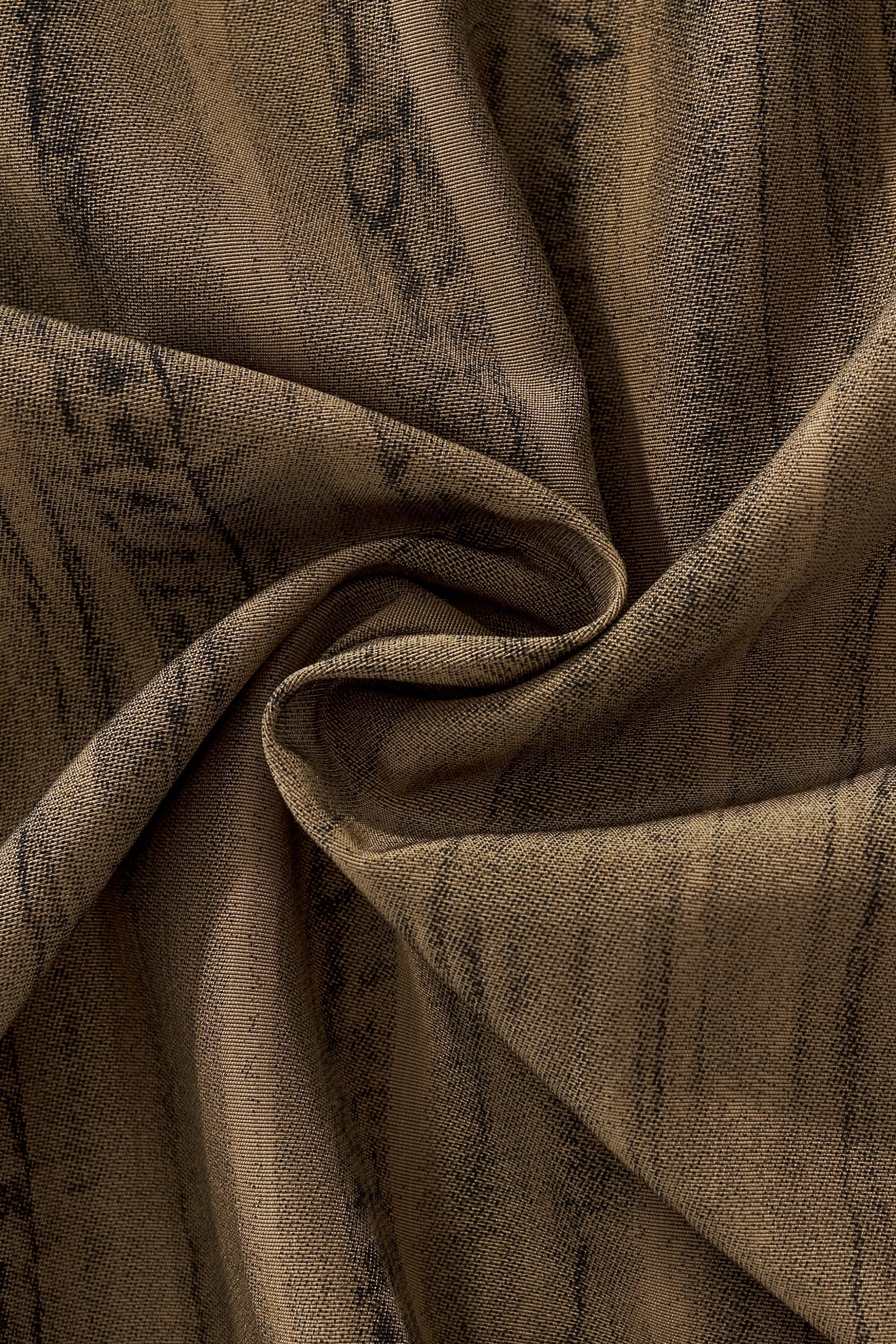 Strata Set – Printed Long Sleeve Shirt & Pant BROWN - My Men's Shop