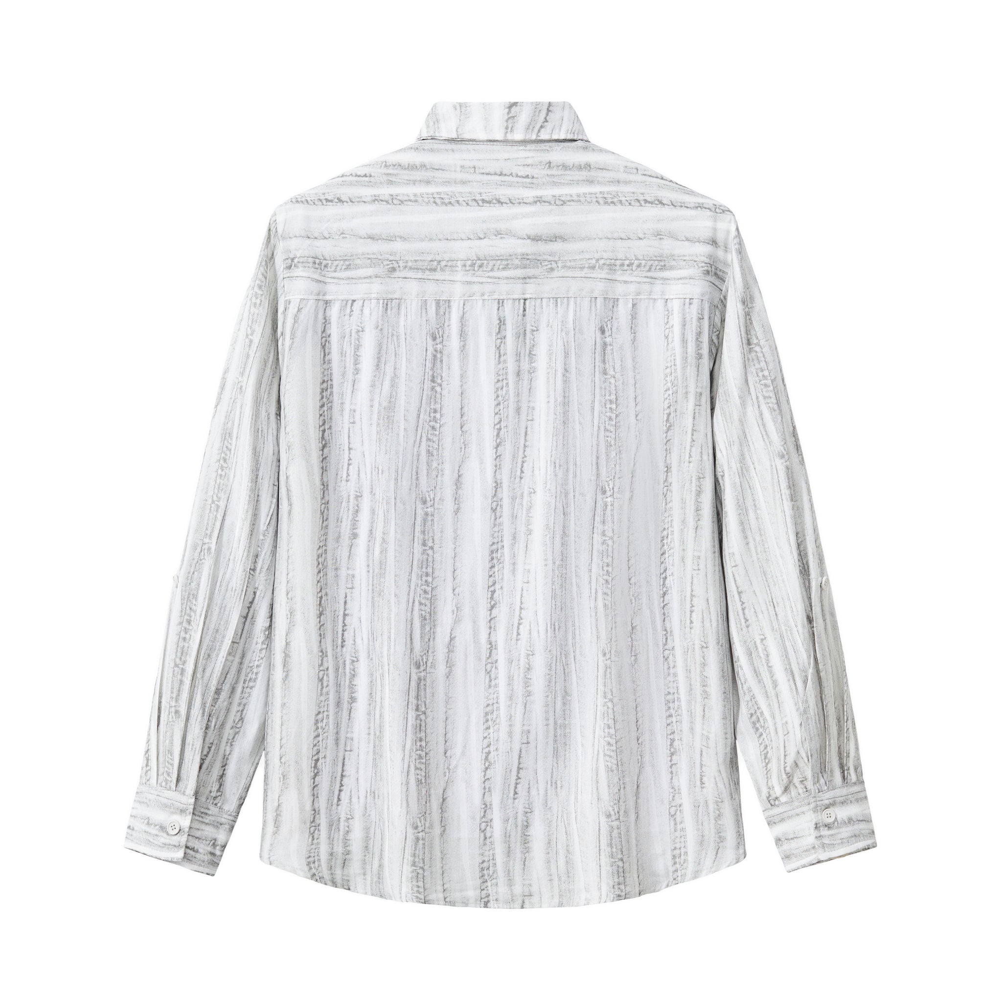 Strata Set – Printed Long Sleeve Shirt & Pant GREY - My Men's Shop