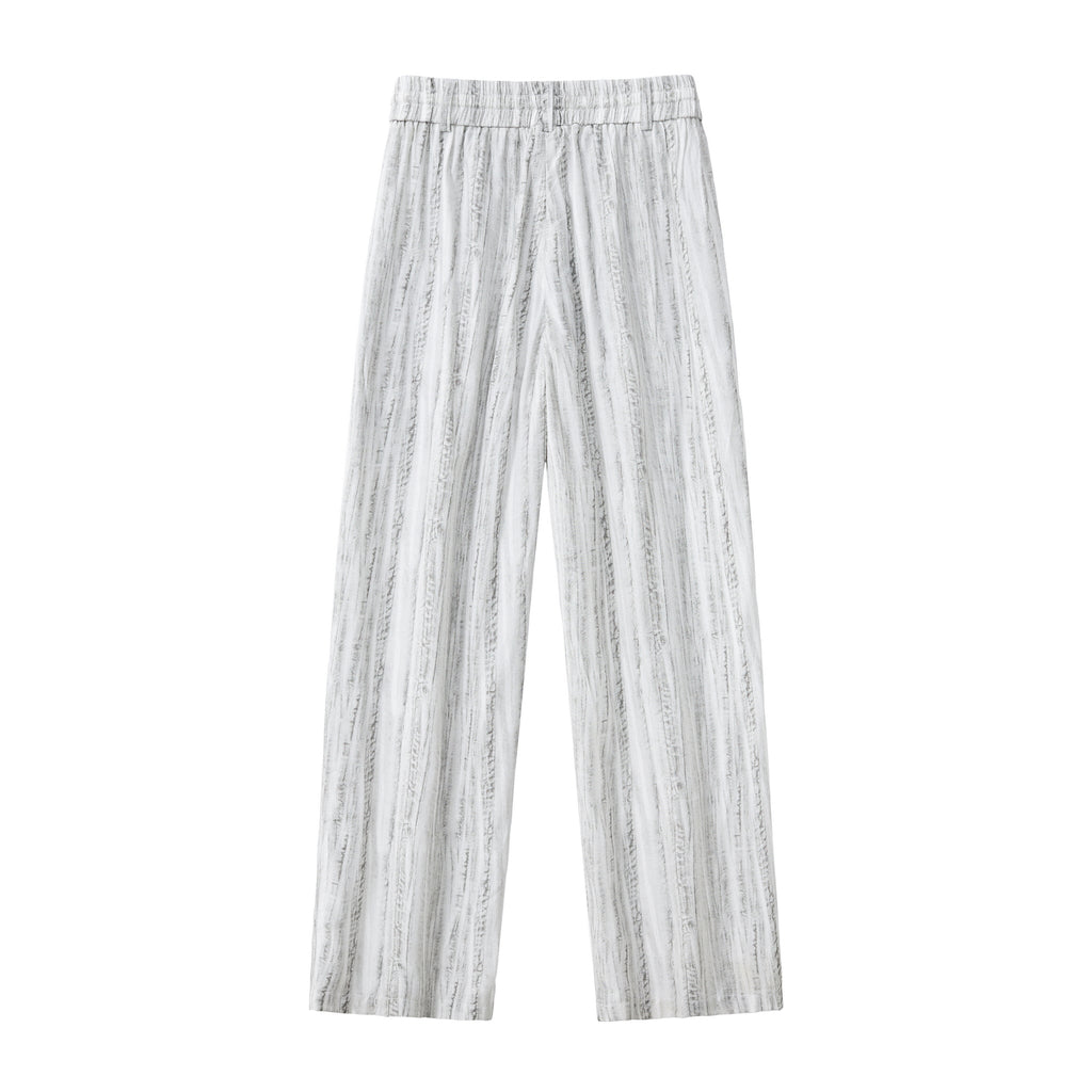 Strata Set – Printed Long Sleeve Shirt & Pant GREY - My Men's Shop