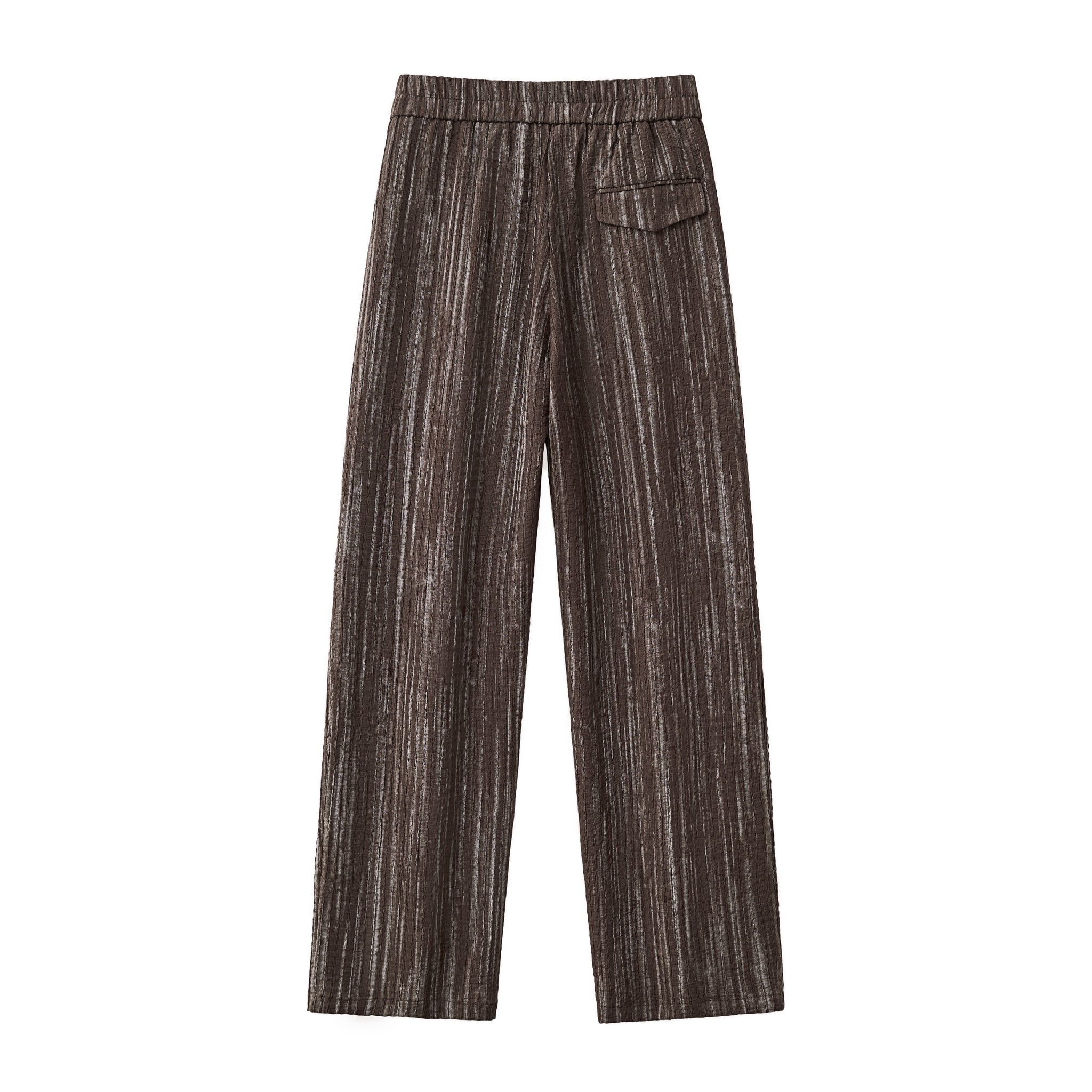 Canyon Set – Printed LS Shirt & Pleated pant BROWN - My Men's Shop