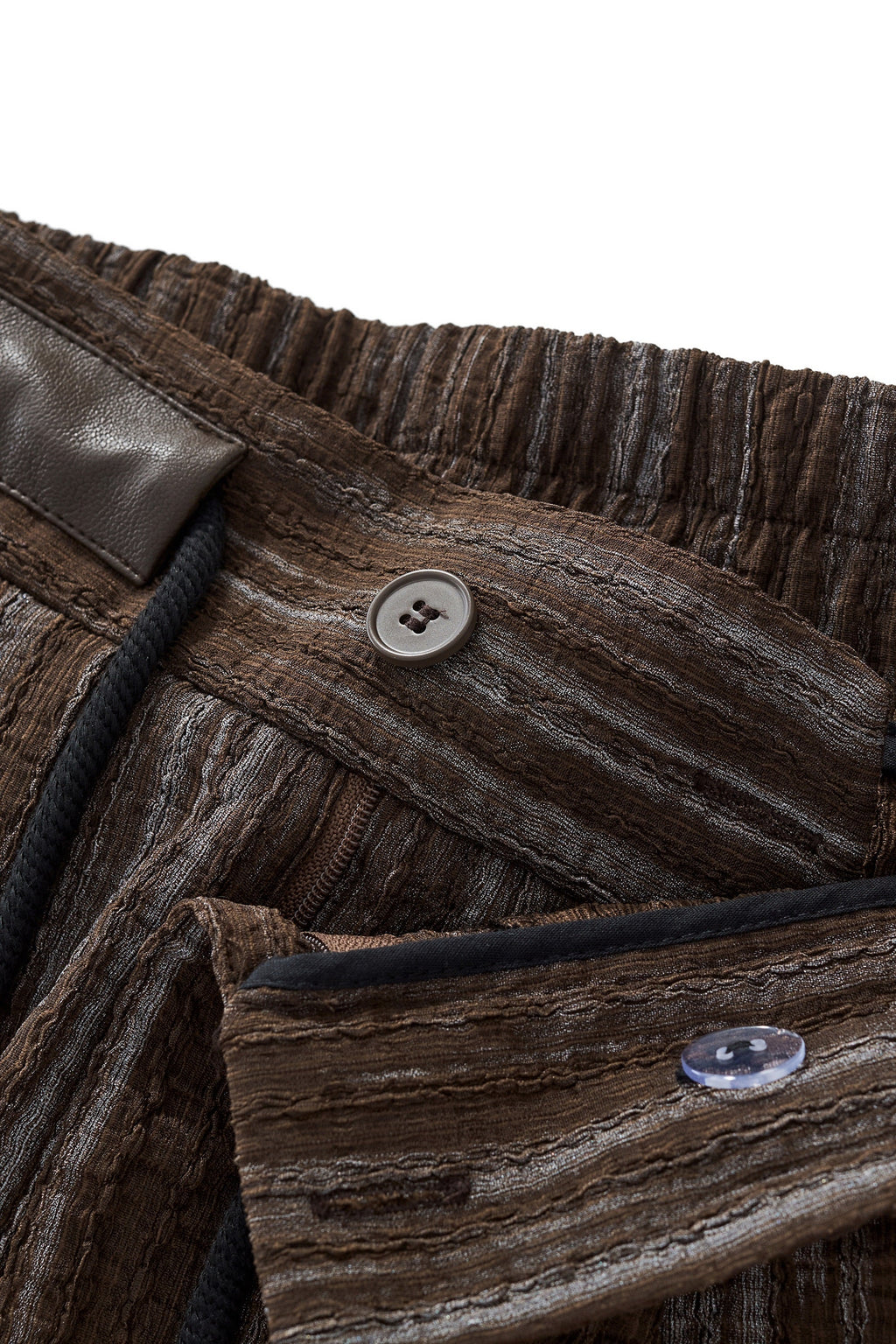 Canyon Set – Printed LS Shirt & Pleated pant BROWN - My Men's Shop