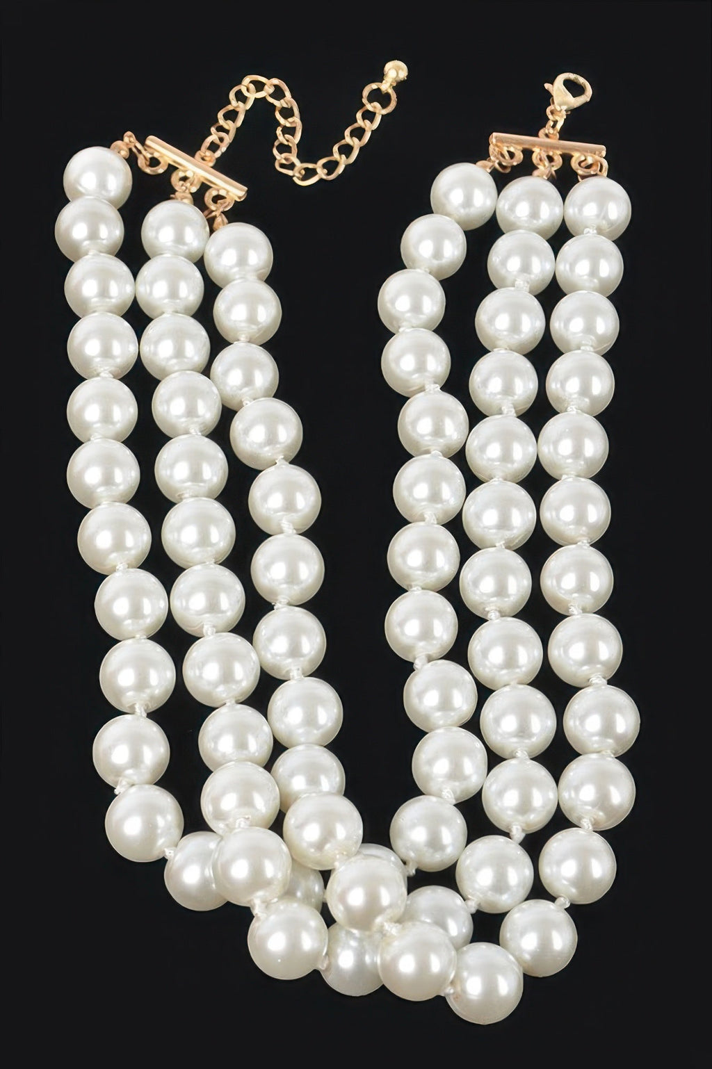 SUTTON PLACE Faux Pearl Necklace & Earring Set: BYMANYC ® New York