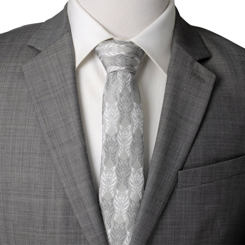 Star Wars Ahsoka Gray Men's Tie