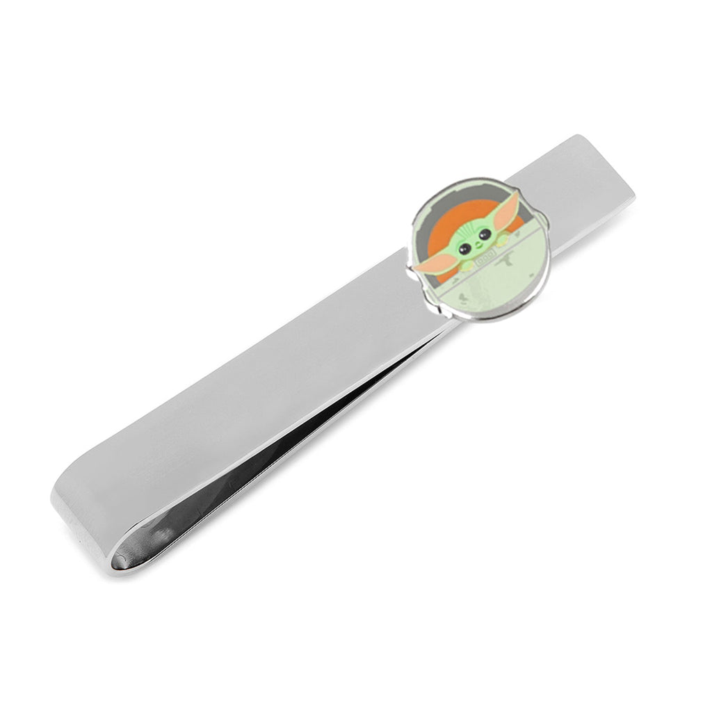 Star Wars Mandalorian and Grogu Navy Paisley Tie, Grogu Tie Bar, and Lapel Pin Gift Set