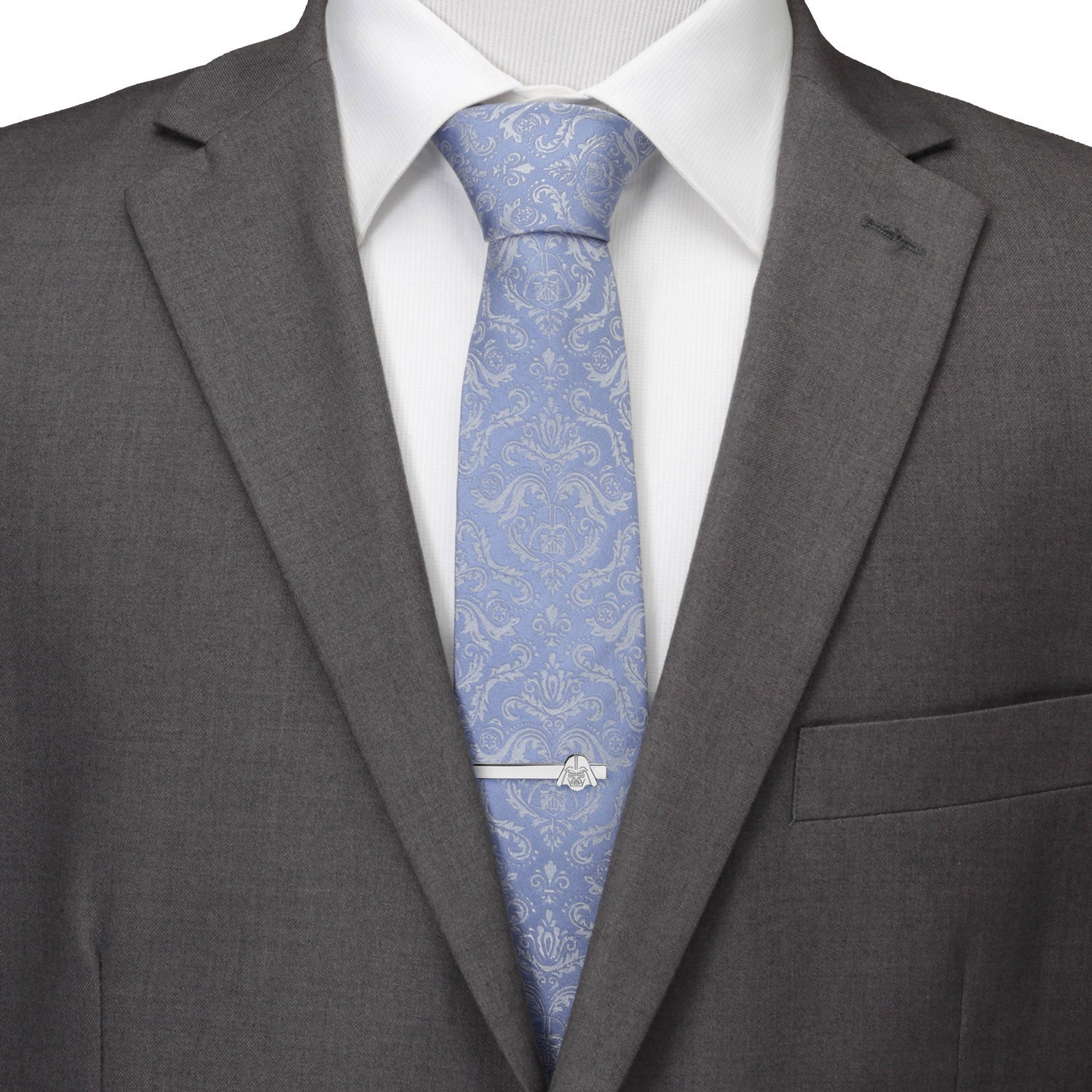 Star Wars Darth Vader Blue Damask Tie and Tie Bar Gift Set