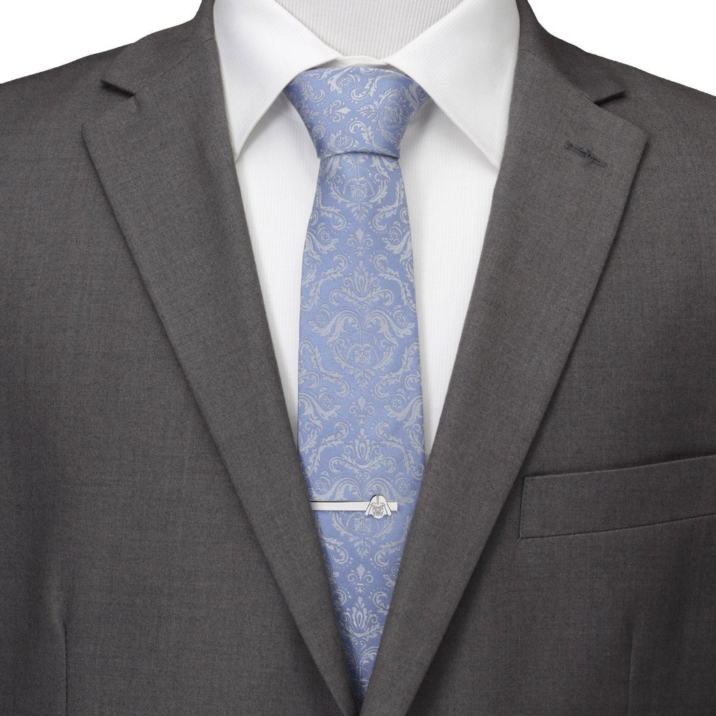 Star Wars Darth Vader Blue Damask Tie and Tie Bar Gift Set