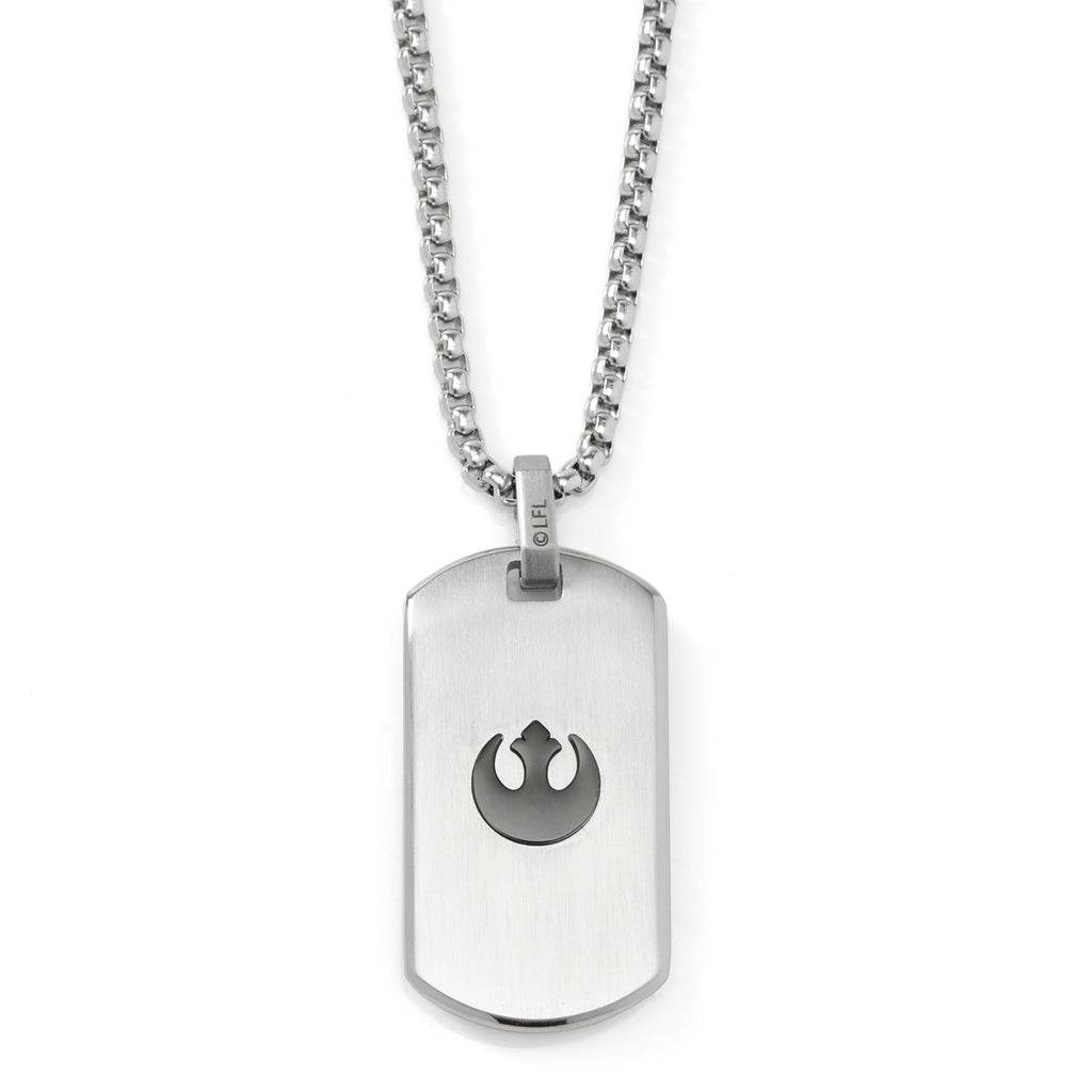 Star Wars Darth Vader Stainless Steel Printed Cufflinks with Empire and Rebel Crest Dog Tags Gift Set