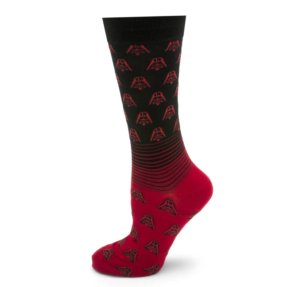 Star Wars Darth Vader Red Ombre Dress Socks and Lapel Pin Gift Set