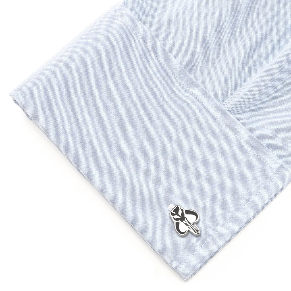 Star Wars Mandalorian Mythosaur Cufflinks and Tie Bar Gift Set