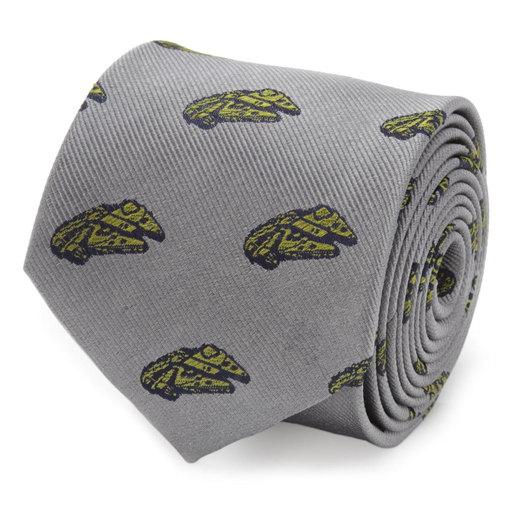 Star Wars Millennium Falcon Gray Tie