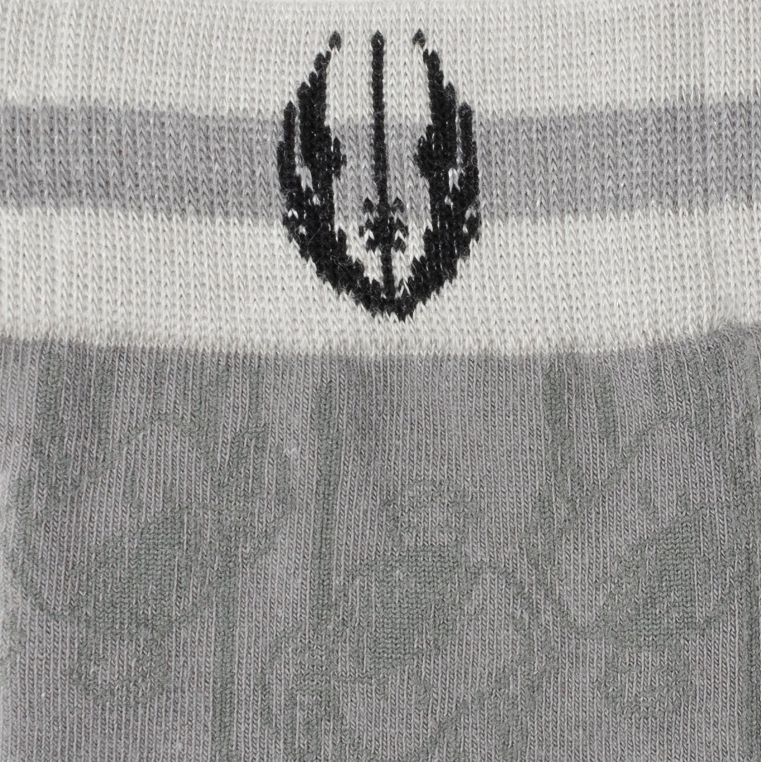 Star Wars Obi-Wan Kenobi Blue LIGHTSABER Pattern Black Tie, Tie Clip, and Gray Jedi Crest Dress Socks Gift Set