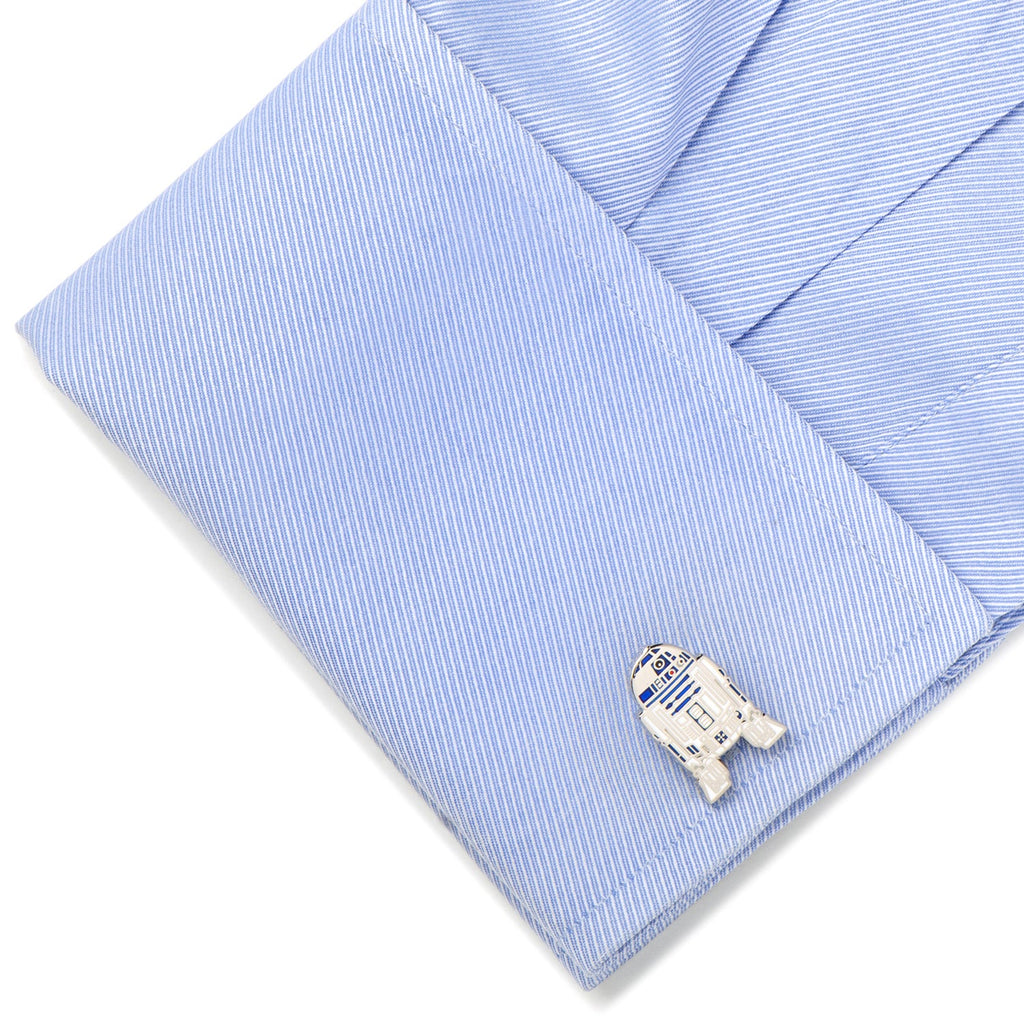 Star Wars R2-D2 Cufflinks, Lapel Pin, and Tie Bar 3-Piece Gift Set