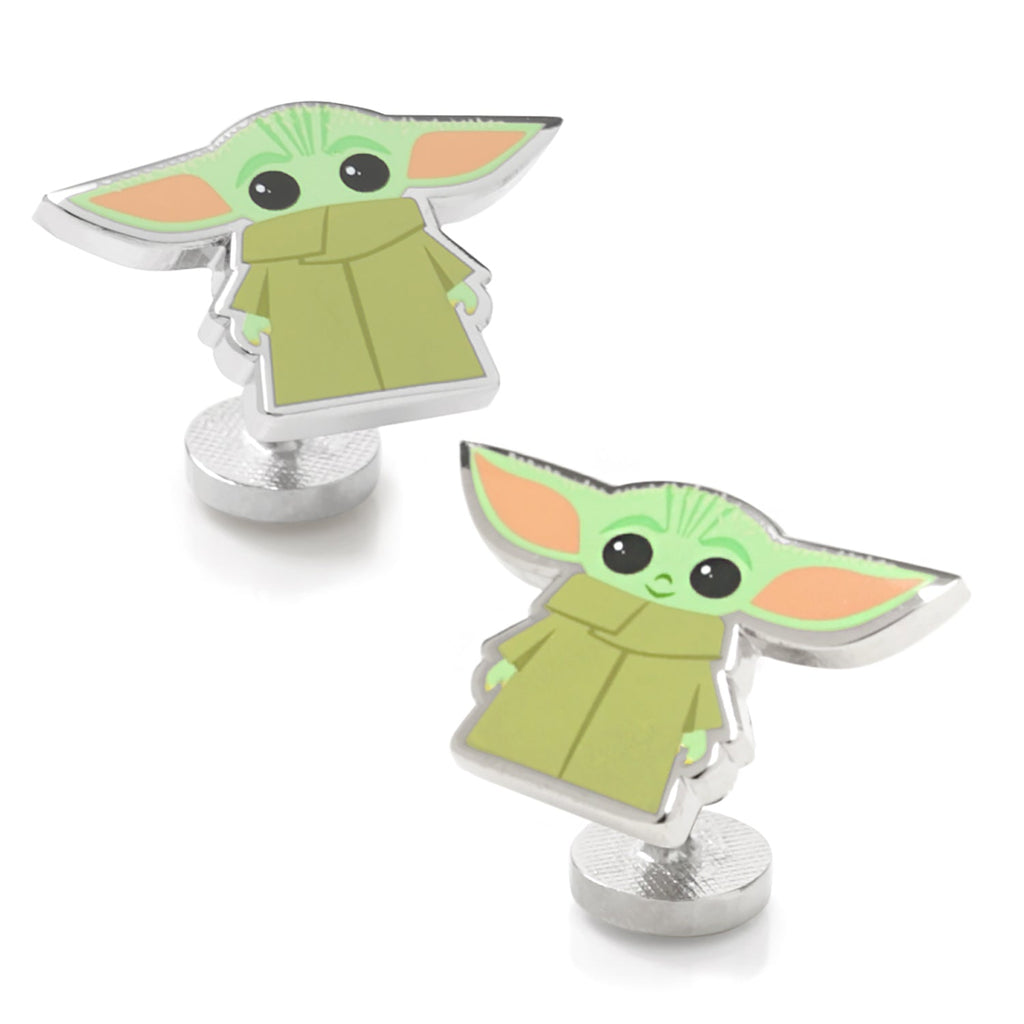 Star Wars Grogu Cufflinks, Tie Bar, and Lapel Pin Gift Set