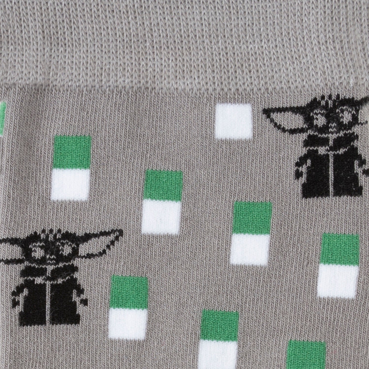 Star Wars Grogu Green Tie, Gray Dress Socks, and Tie Bar Gift Set
