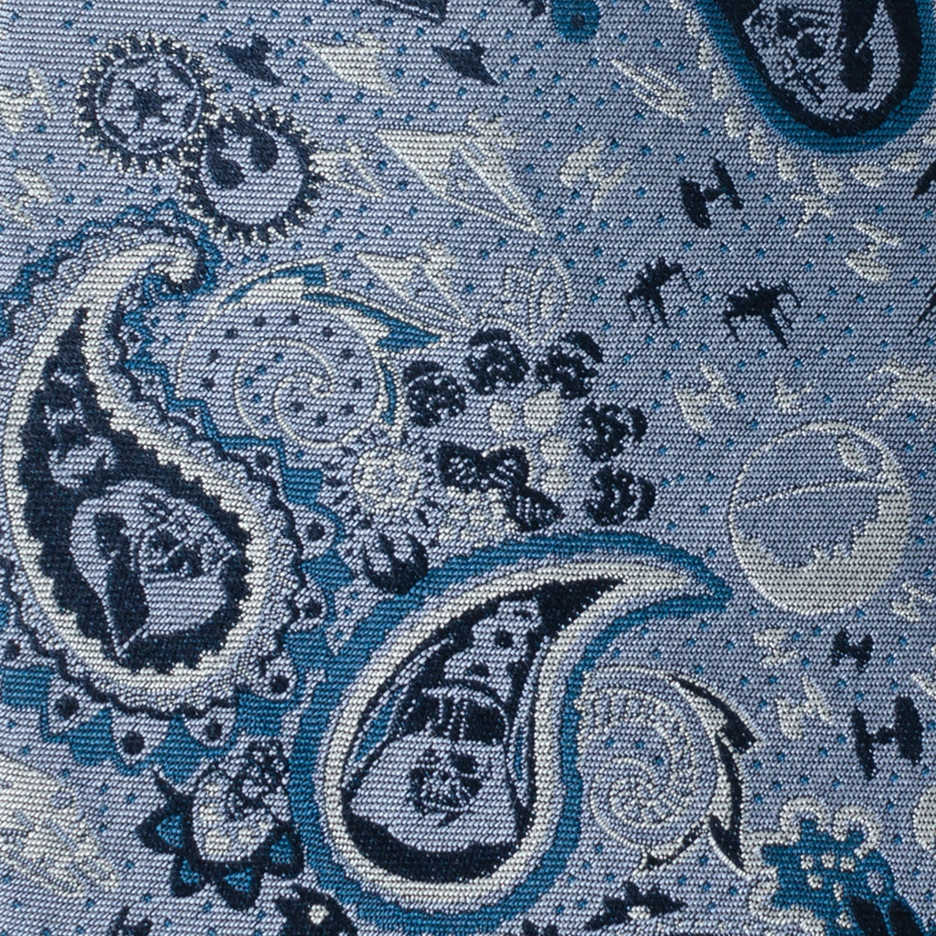 Star Wars Darth Vader Blue Tonal Paisley Tie