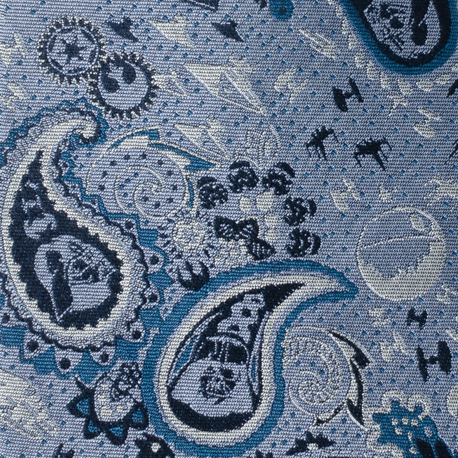 Star Wars Darth Vader Blue Tonal Paisley Tie