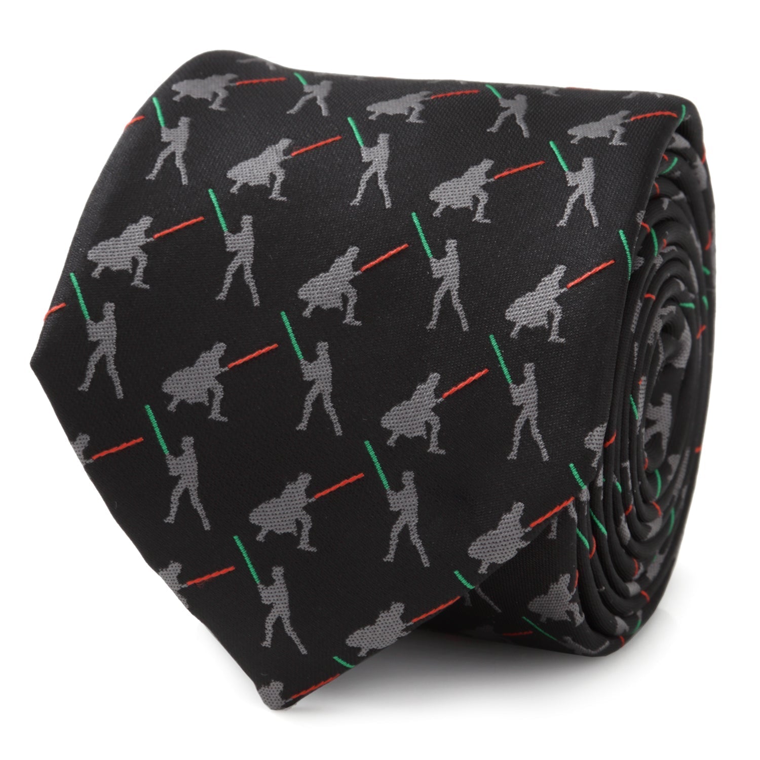 Star Wars Darth Vader and Luke Skywalker LIGHTSABER Battle Black Tie