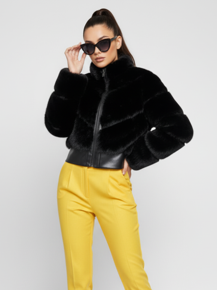 Short Faux Fur Jacket For Women, Flatiron, BYMANYC New York. - My Men's Shop