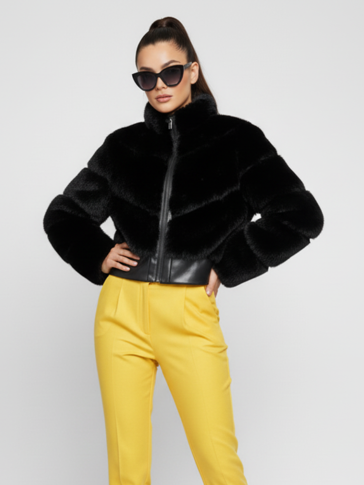 Short Faux Fur Jacket For Women, Flatiron, BYMANYC New York. - My Men's Shop