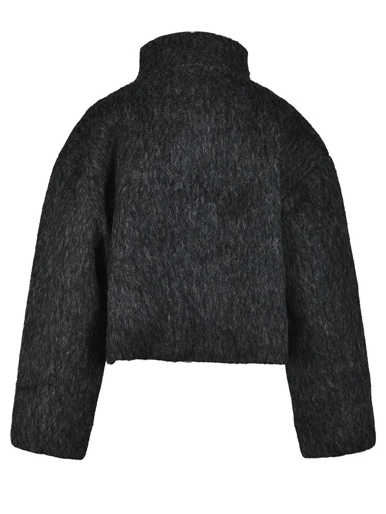 Short Wool-Feel Jacket, Upper West Side | Women - BYMANYC ® New York