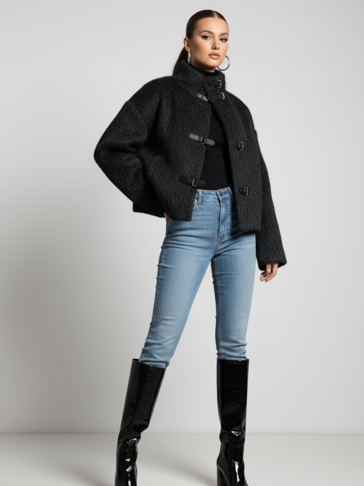 Short Wool-Feel Jacket, Upper West Side | Women - BYMANYC ® New York - My Men's Shop