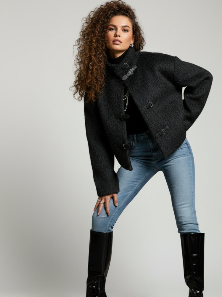 Short Wool-Feel Jacket, Upper West Side | Women - BYMANYC ® New York - My Men's Shop