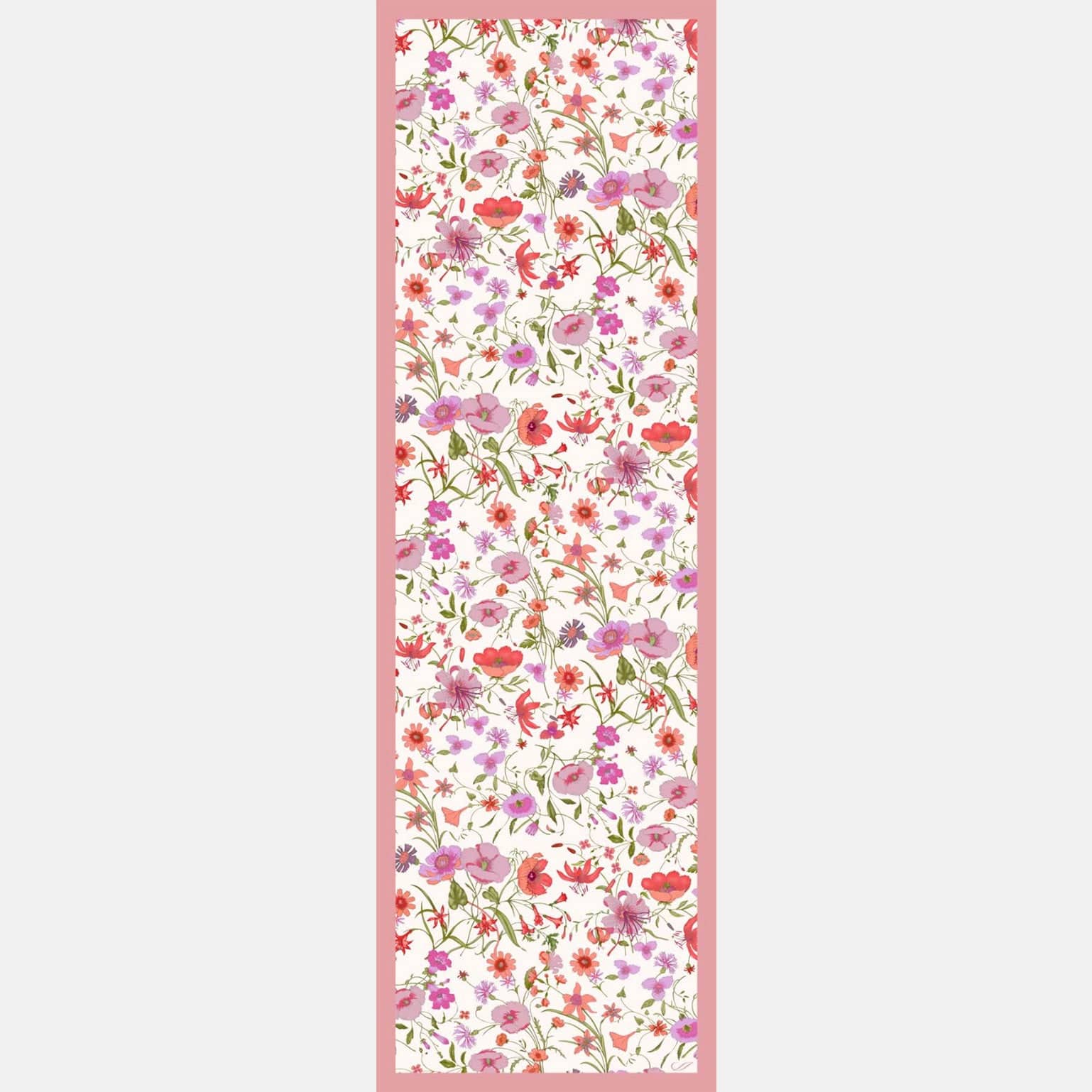 Primavera - Long Silk Scarf - Pink - My Men's Shop