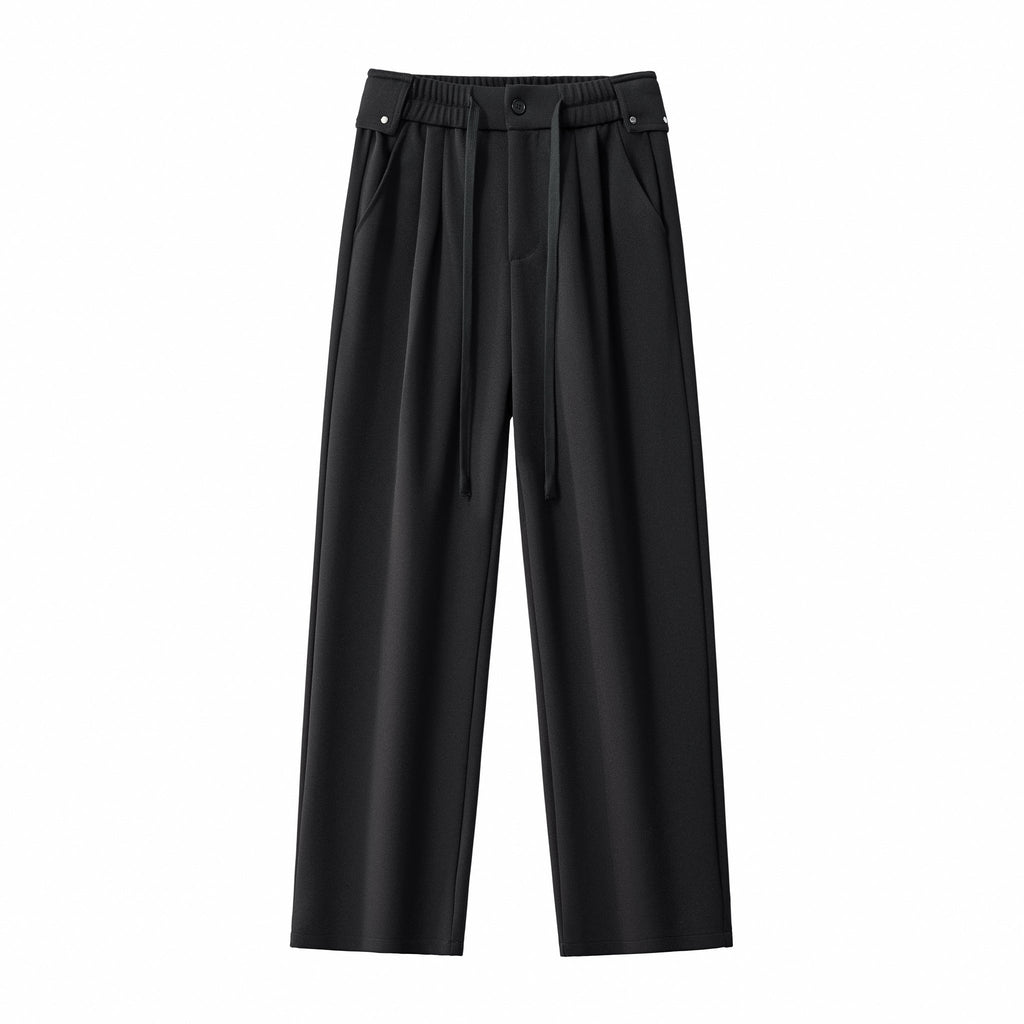 Solace Pleated Trousers BLACK - My Men's Shop