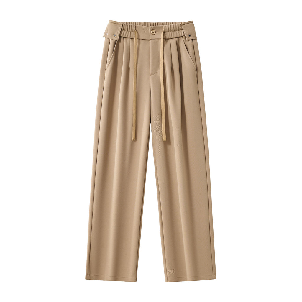 Solace Pleated Trousers BROWN - My Men's Shop