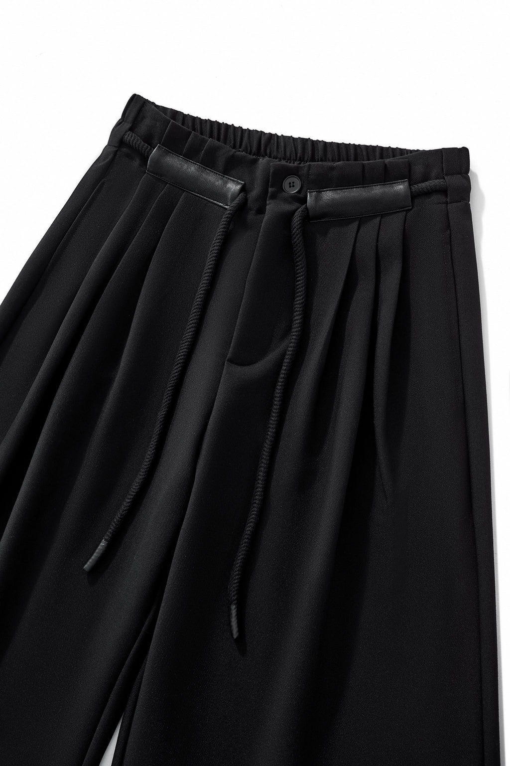 Belmont Pleated Trousers BLACK - My Men's Shop