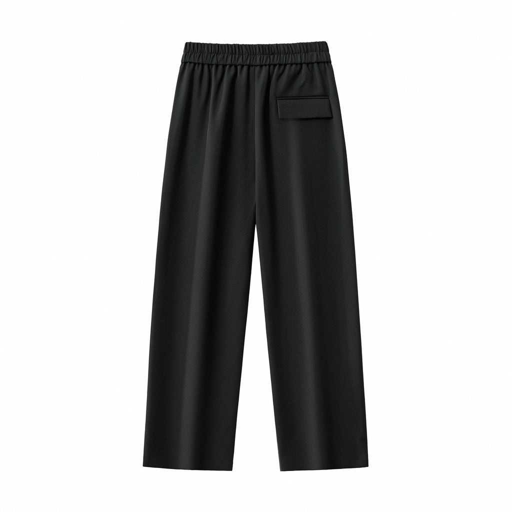 Kingsley Side-Tab Trousers BLACK - My Men's Shop
