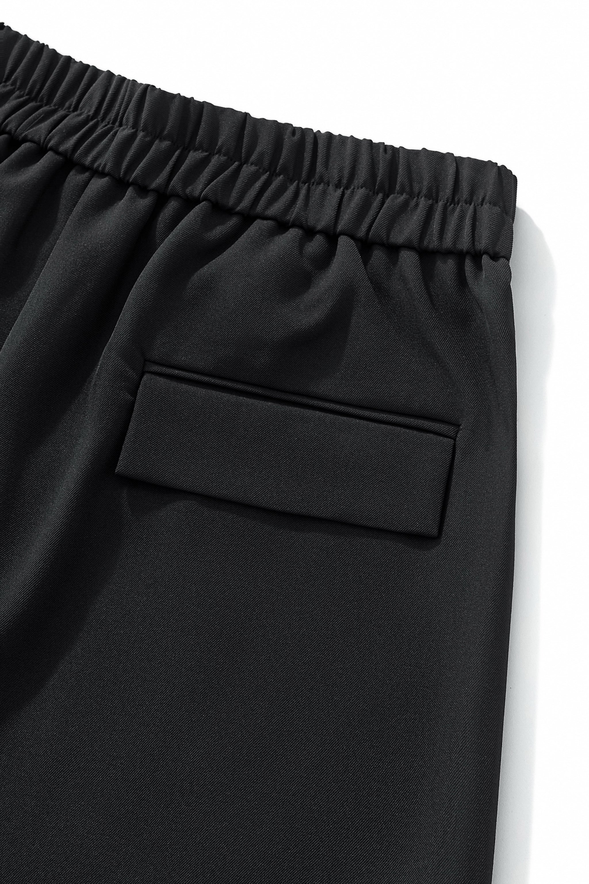 Kingsley Side-Tab Trousers BLACK - My Men's Shop
