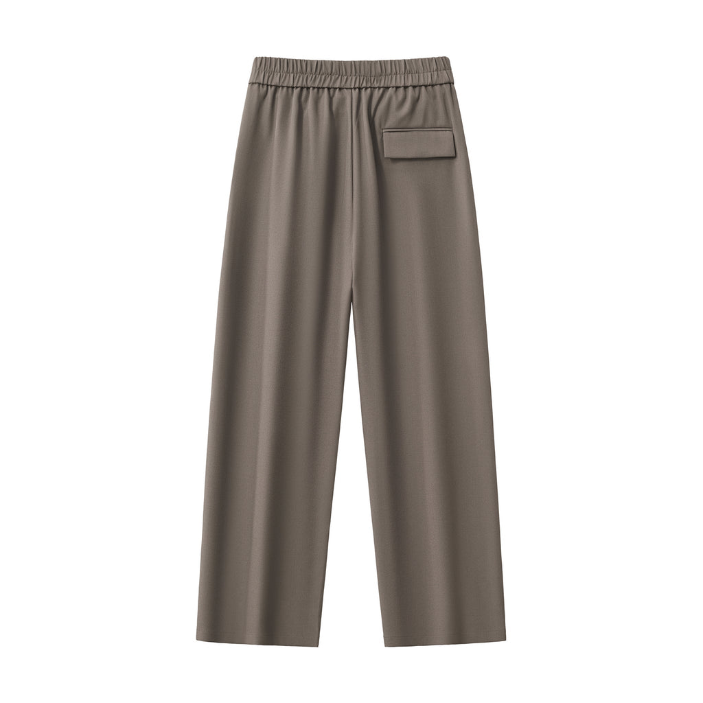 Kingsley Side-Tab Trousers BROWN - My Men's Shop