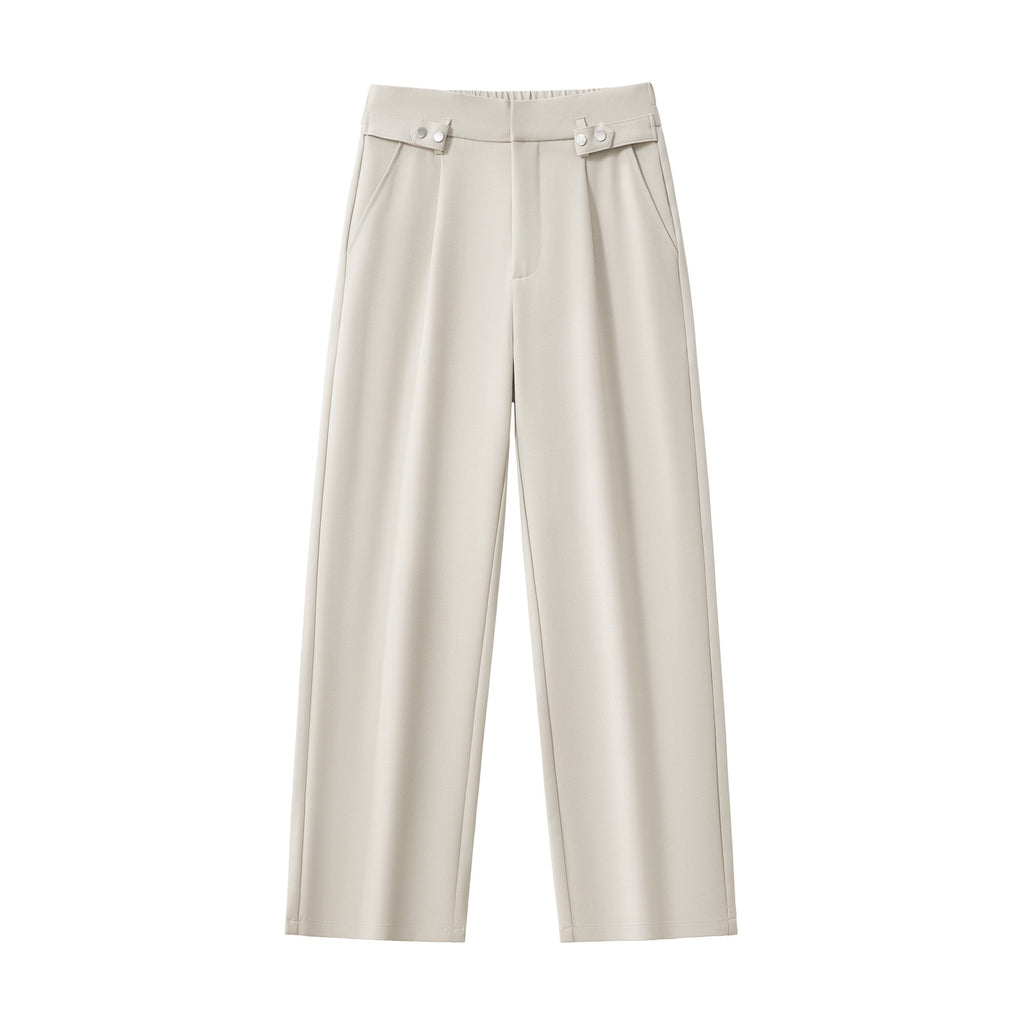 Kingsley Side-Tab Trousers TAUPE - My Men's Shop