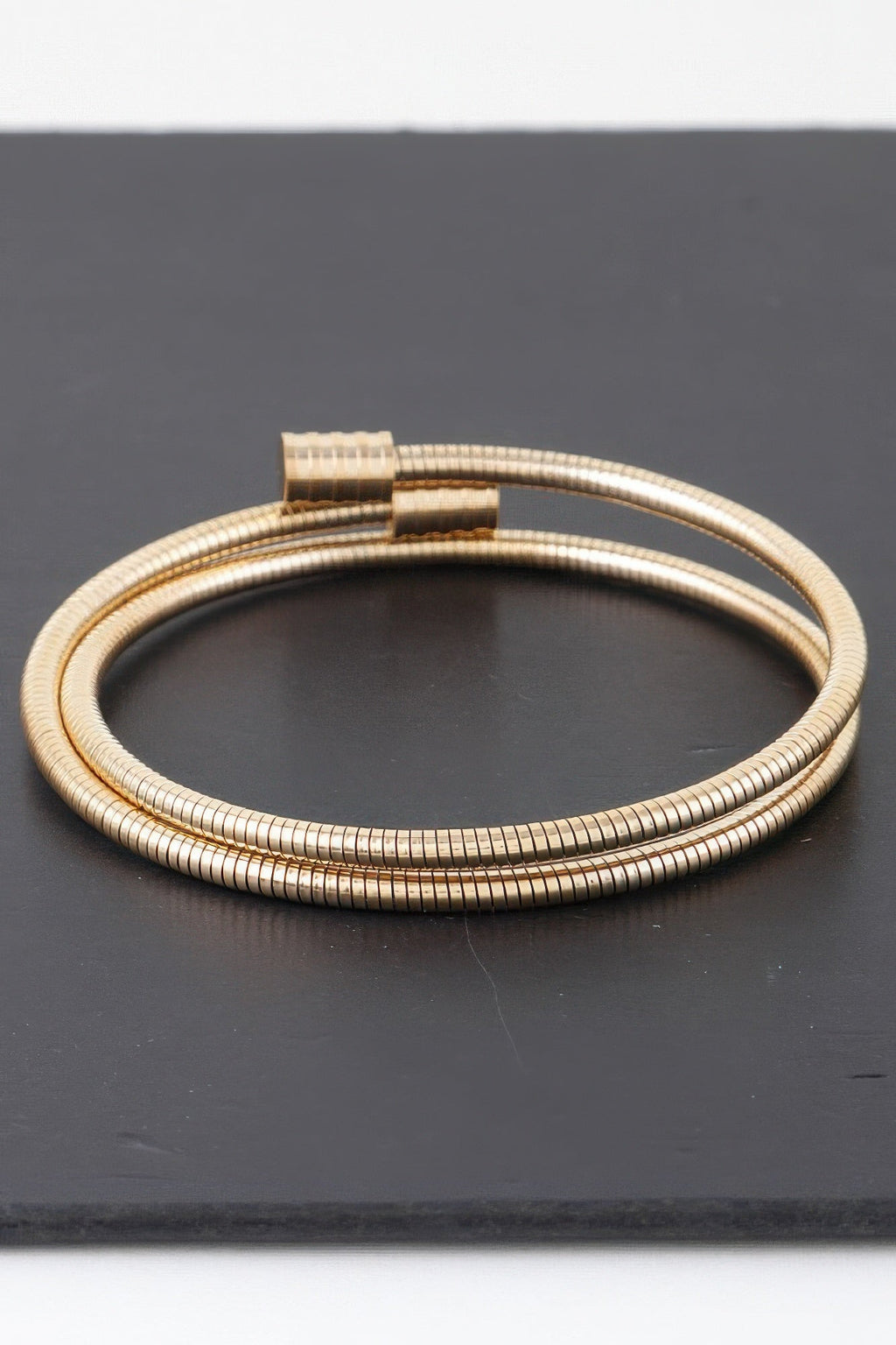 THE HIGHLINE Coil Wrapped Statement Bracelet: BYMANYC ® New York