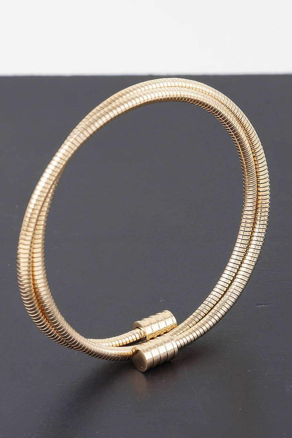 THE HIGHLINE Coil Wrapped Statement Bracelet: BYMANYC ® New York