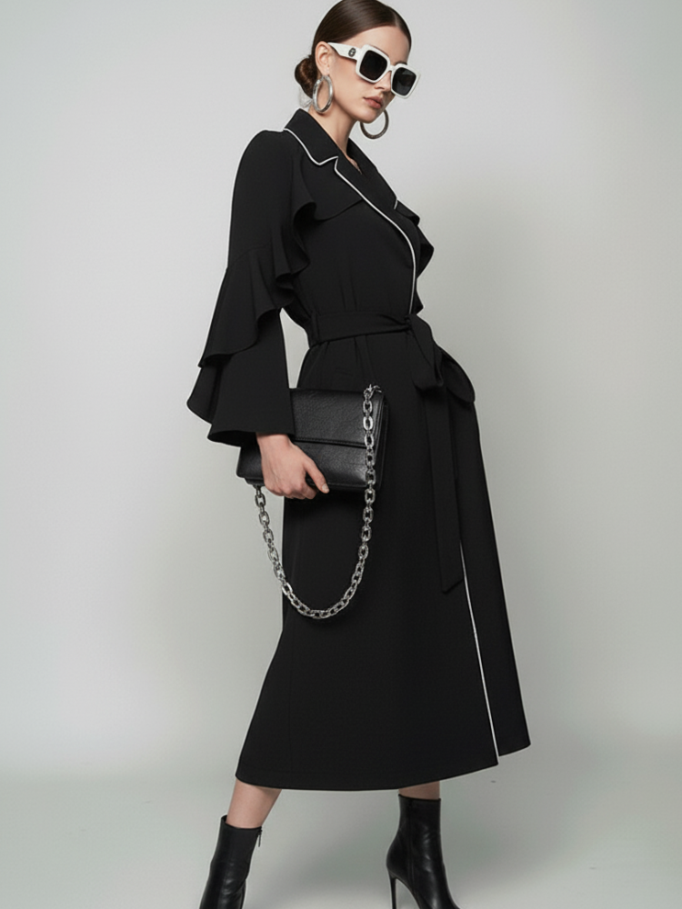 TRIBECA Ruffle Long Coat BYMANYC ® New York - My Men's Shop