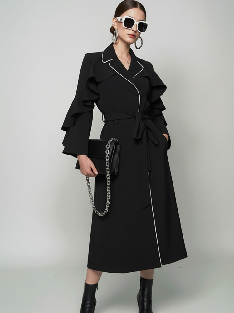 TRIBECA Ruffle Long Coat BYMANYC ® New York - My Men's Shop