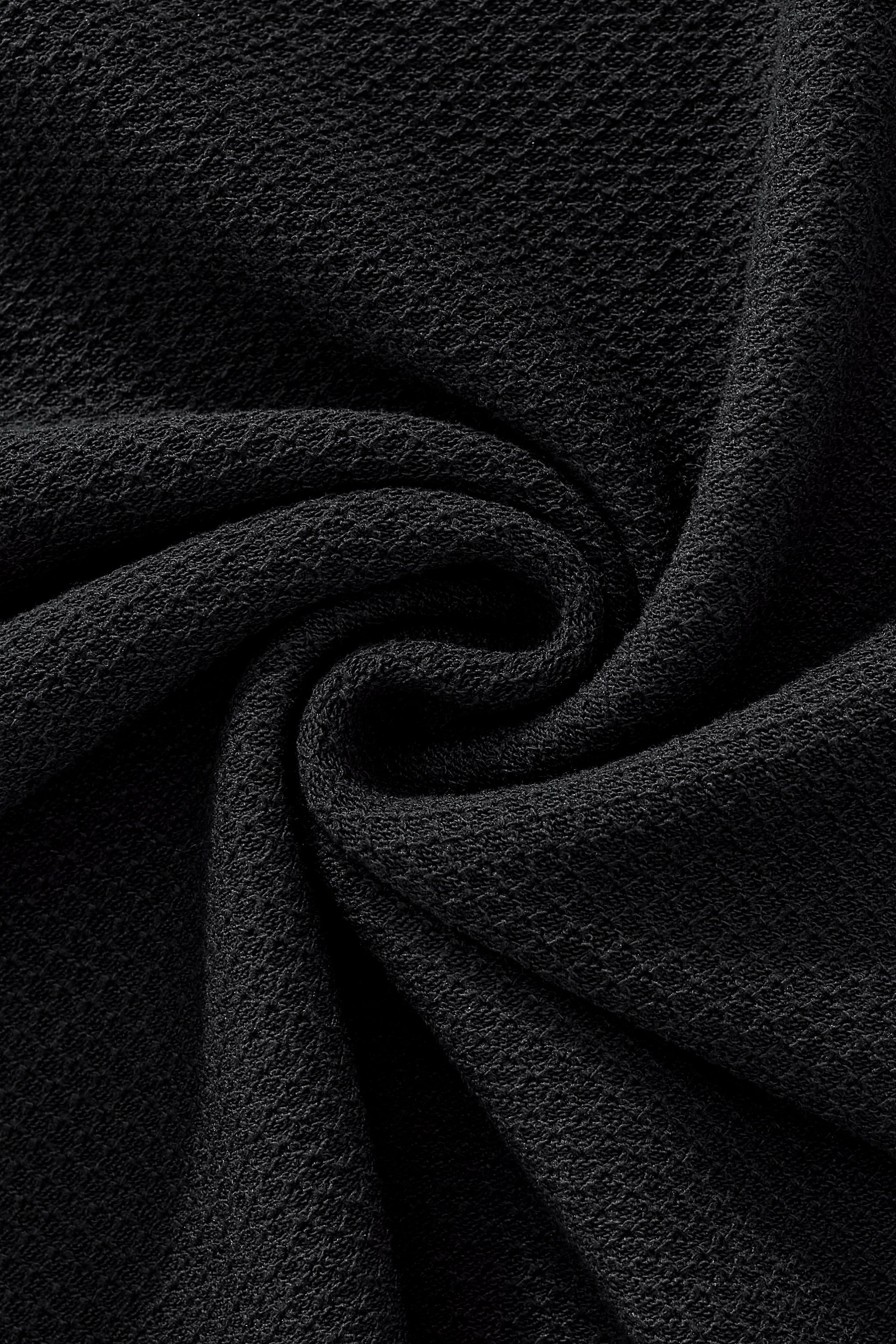 Textura Knit Tee BLACK - My Men's Shop