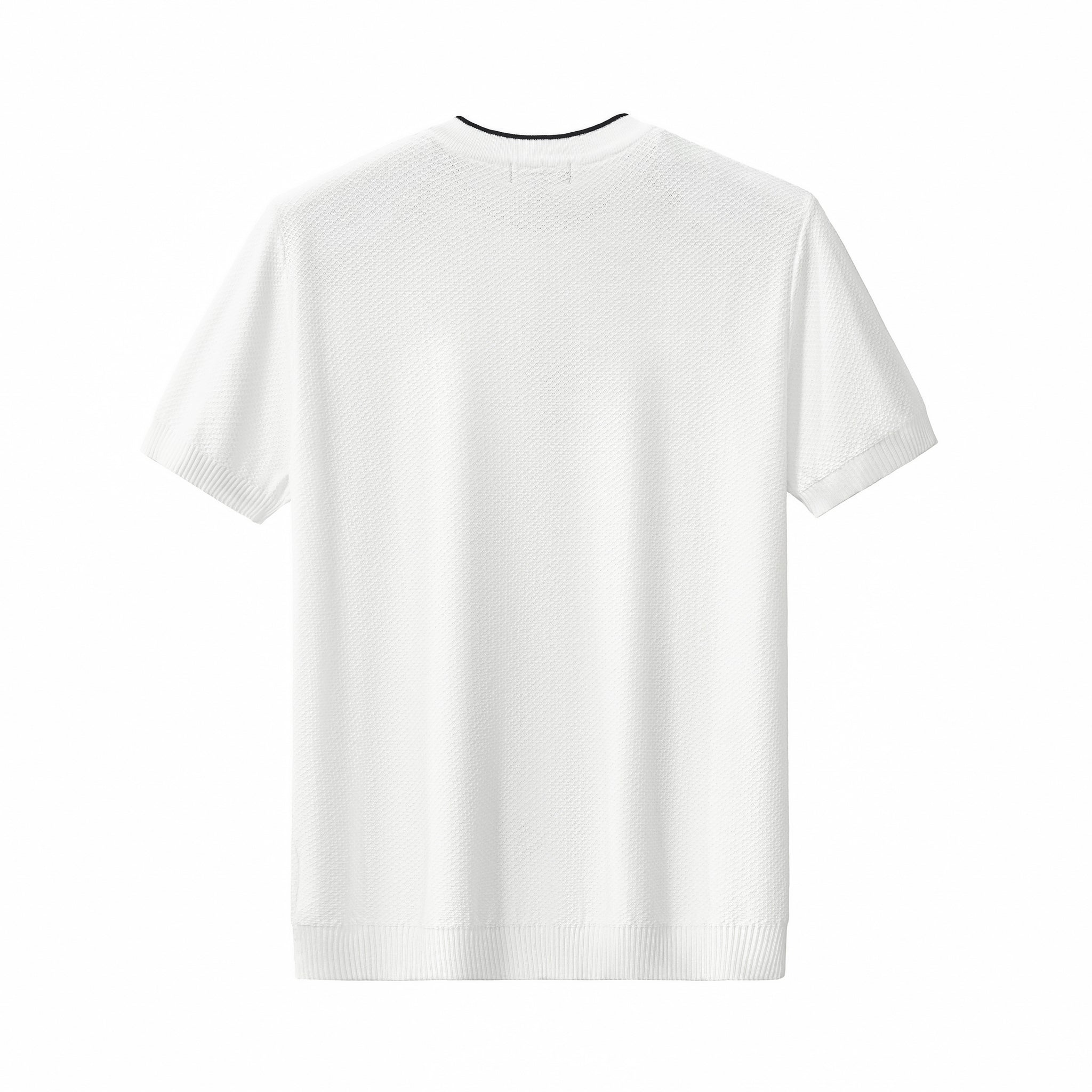Textura Knit Tee WHITE - My Men's Shop