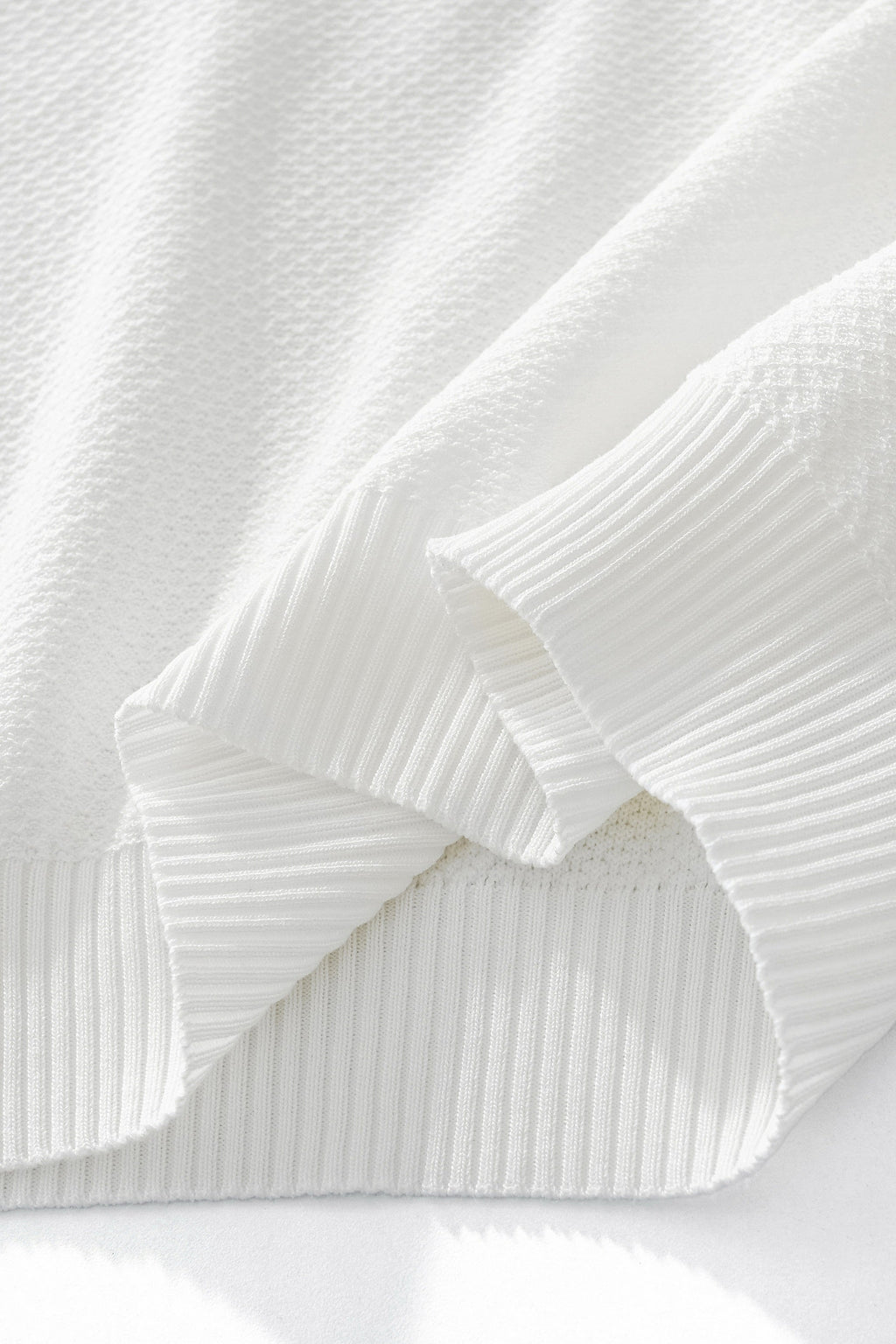 Textura Knit Tee WHITE - My Men's Shop