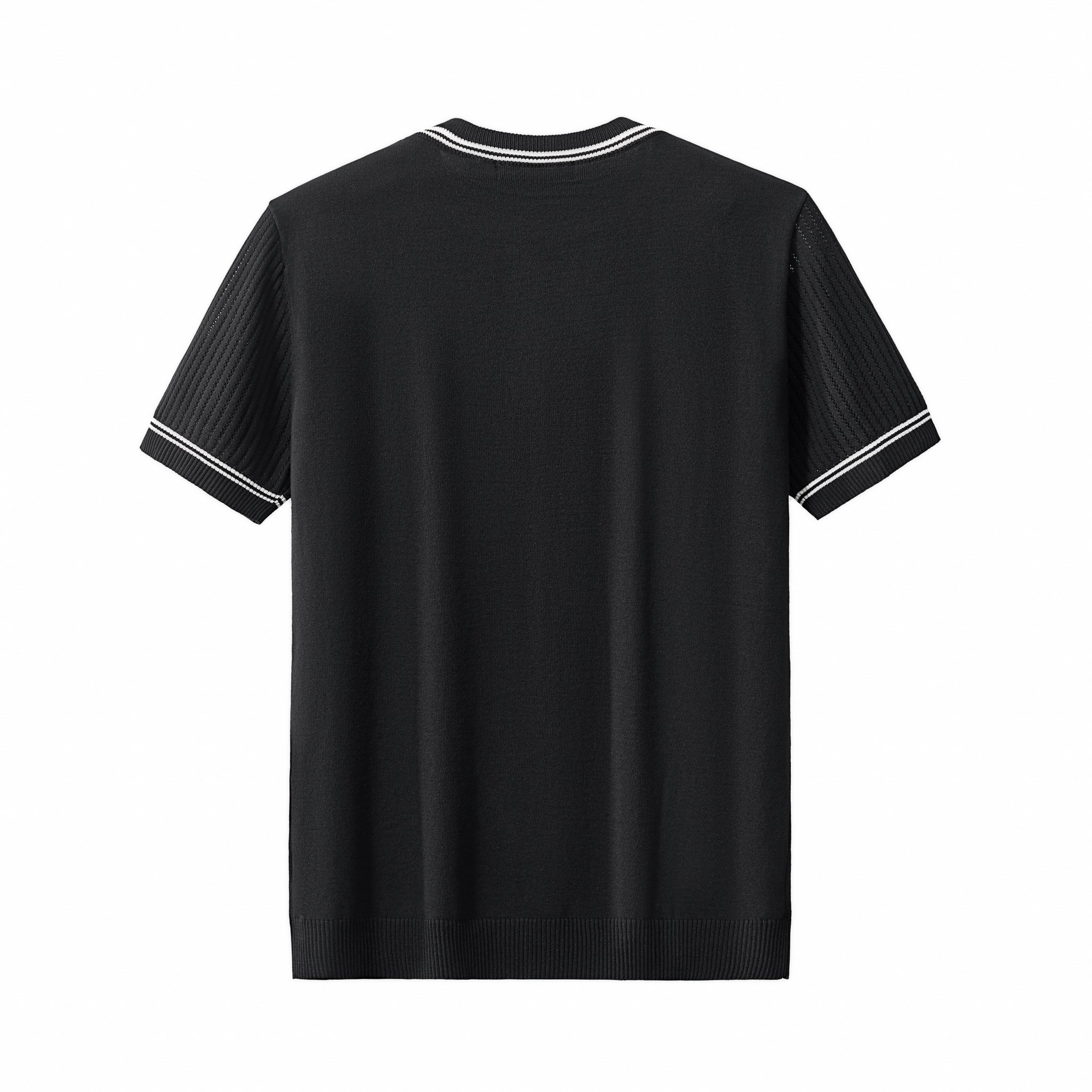 Strato Trim Tee BLACK - My Men's Shop