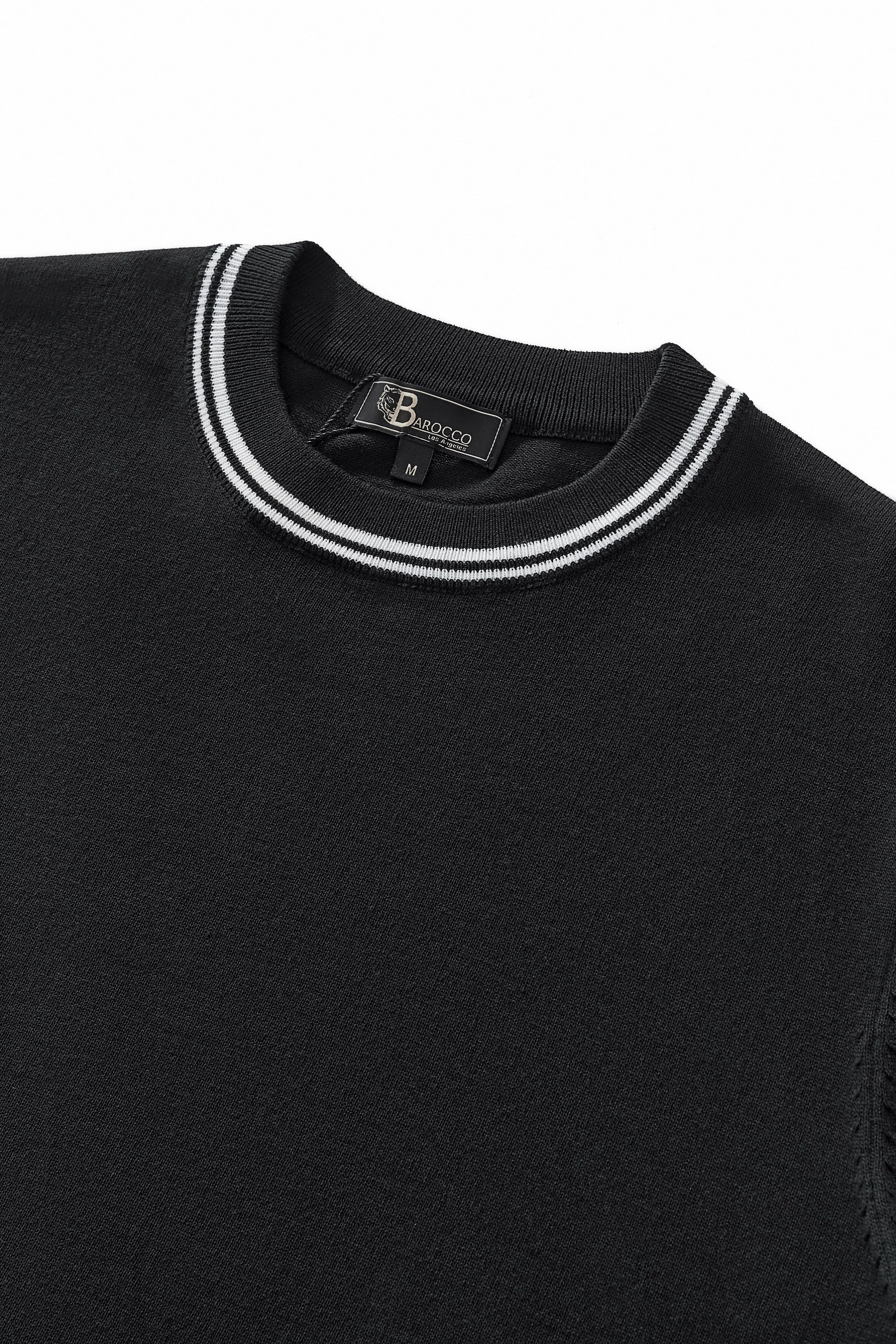 Strato Trim Tee BLACK - My Men's Shop