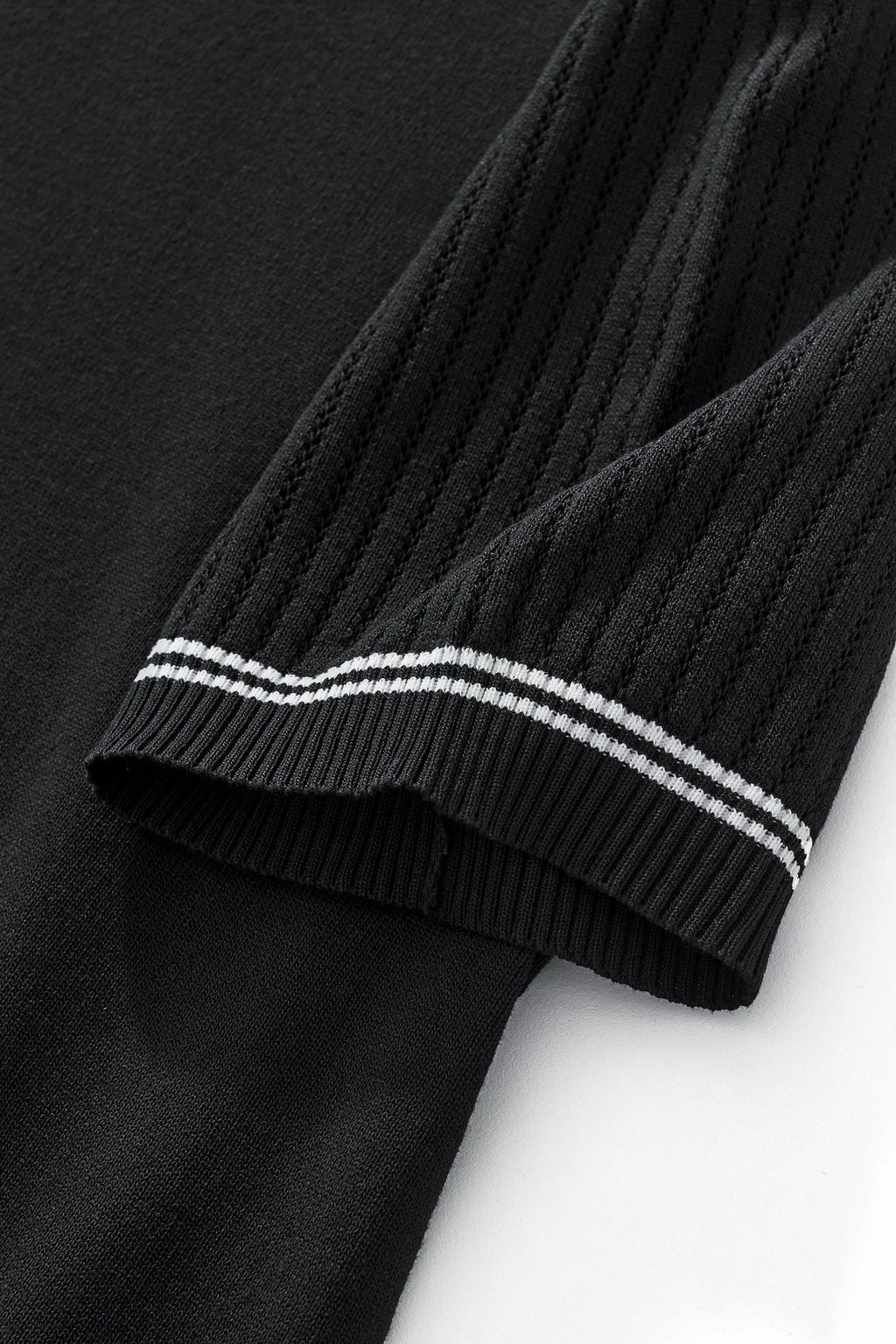 Strato Trim Tee BLACK - My Men's Shop